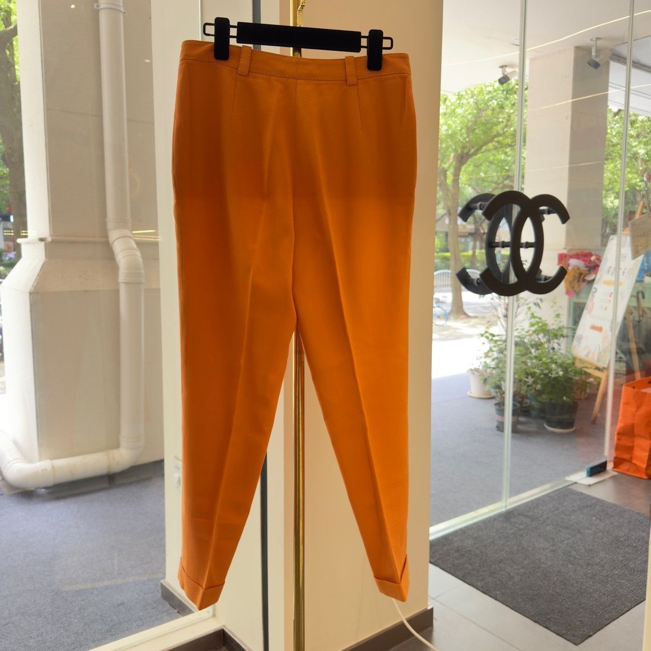Loro Piana Loro Piana Orange Cotton Pants Size 42 Size 28" / US 6 / IT 42 - 2 Thumbnail