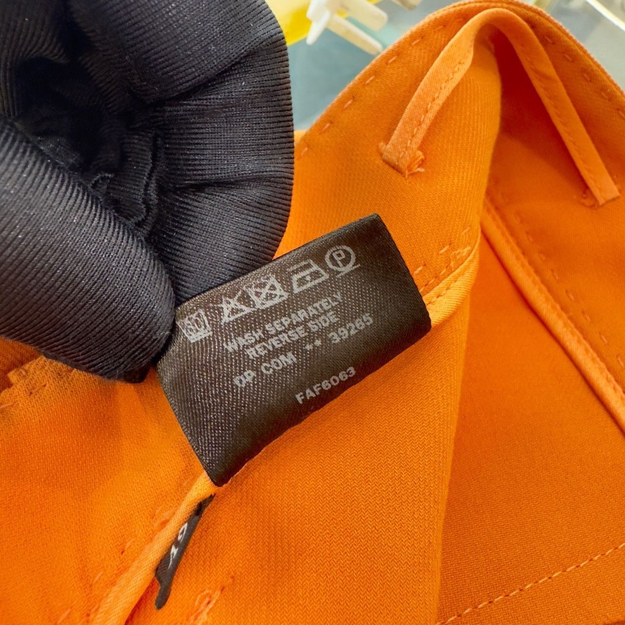 Loro Piana Loro Piana Orange Cotton Pants Size 42 Size 28" / US 6 / IT 42 - 5 Thumbnail