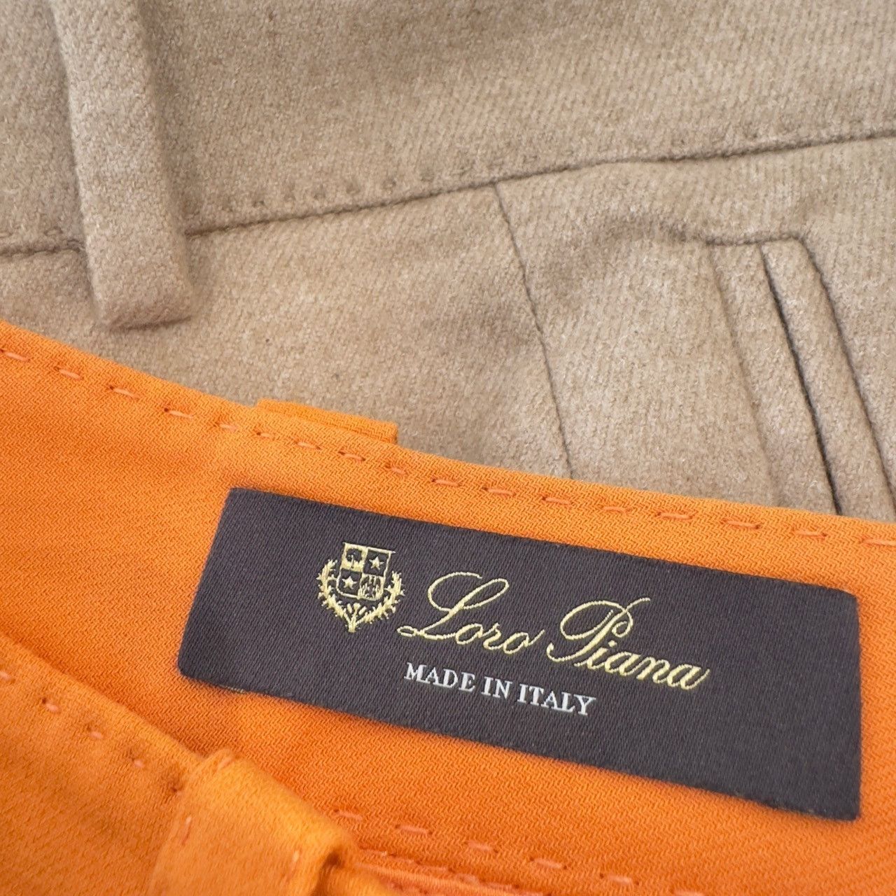 Loro Piana Loro Piana Orange Cotton Pants Size 42 Size 28" / US 6 / IT 42 - 3 Thumbnail