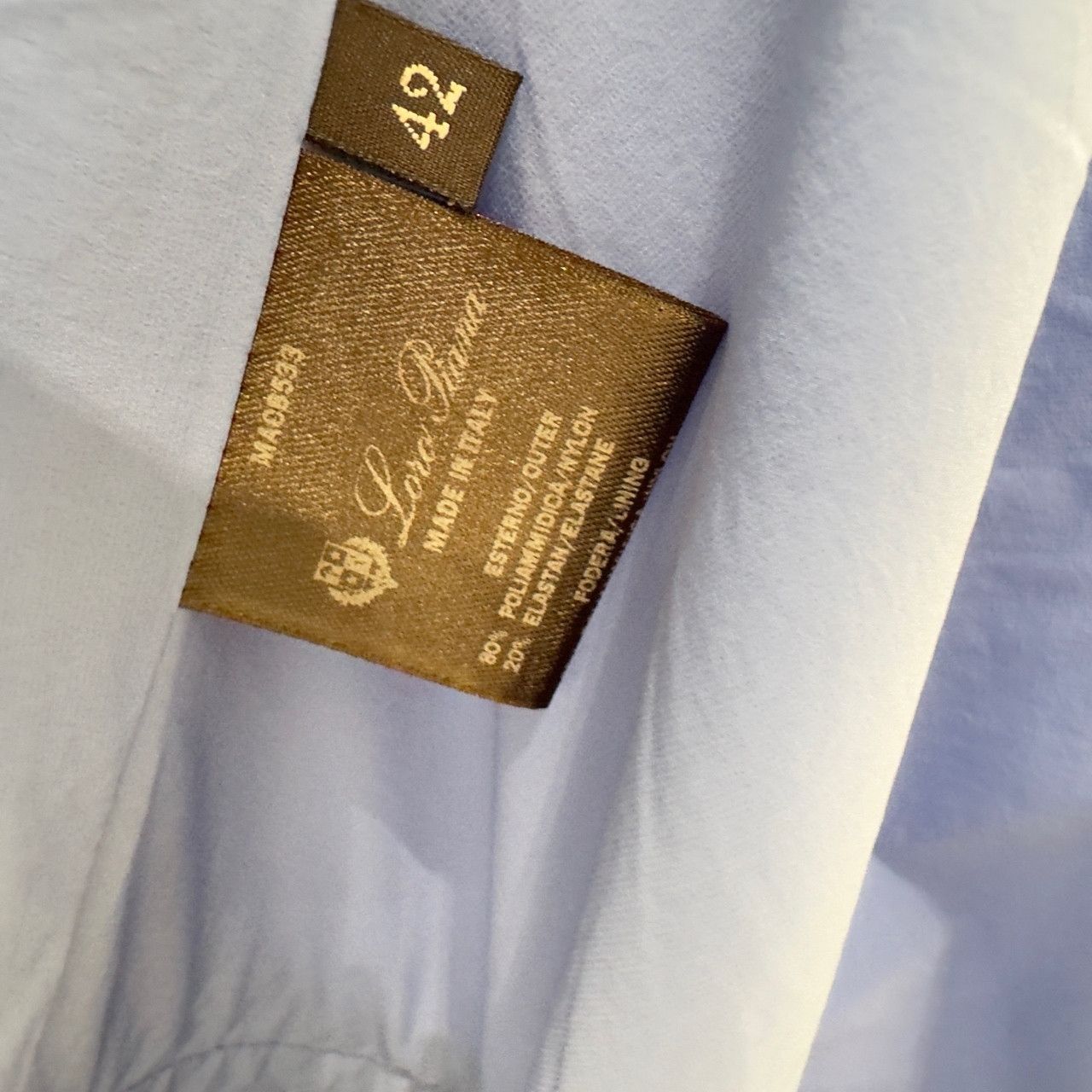 Loro Piana Loro Piana Blue Stand Collar Jacket Size 42 Size M / US 6-8 / IT 42-44 - 6 Thumbnail