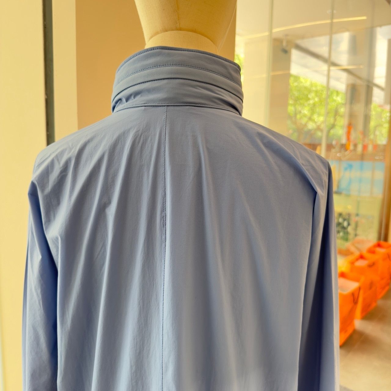 Loro Piana Loro Piana Blue Stand Collar Jacket Size 42 Size M / US 6-8 / IT 42-44 - 3 Thumbnail