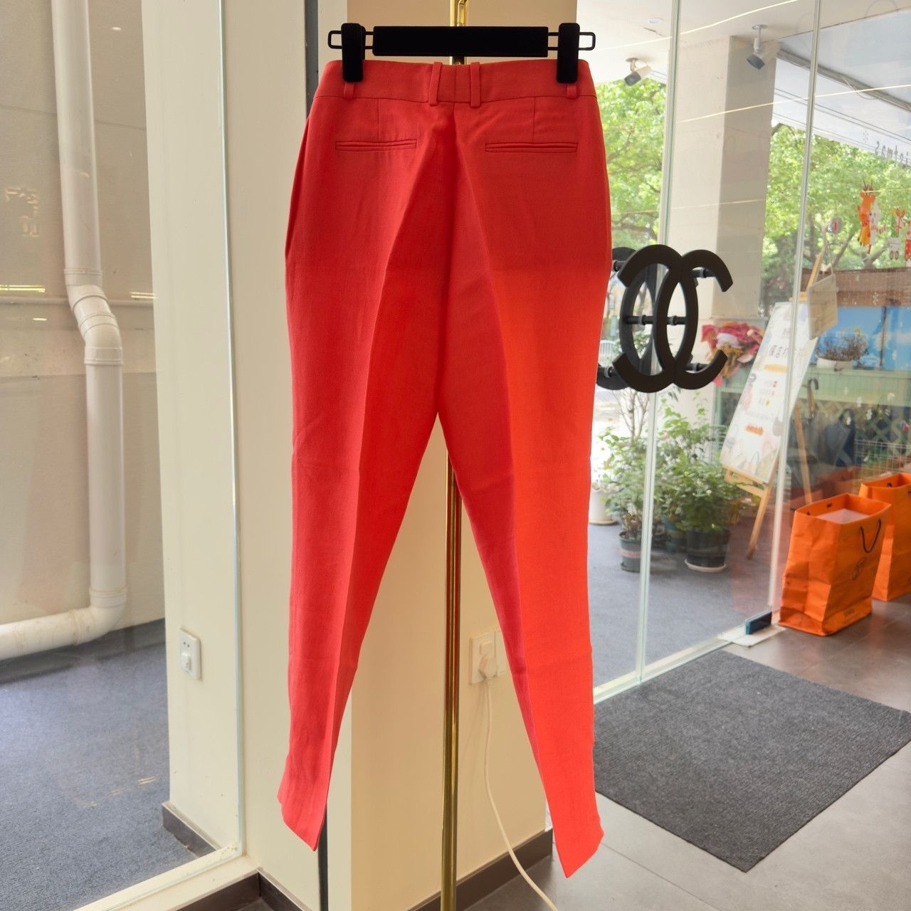 Loro Piana Loro Piana Orange Linen Pants Size 42 Size 28" / US 6 / IT 42 - 2 Thumbnail
