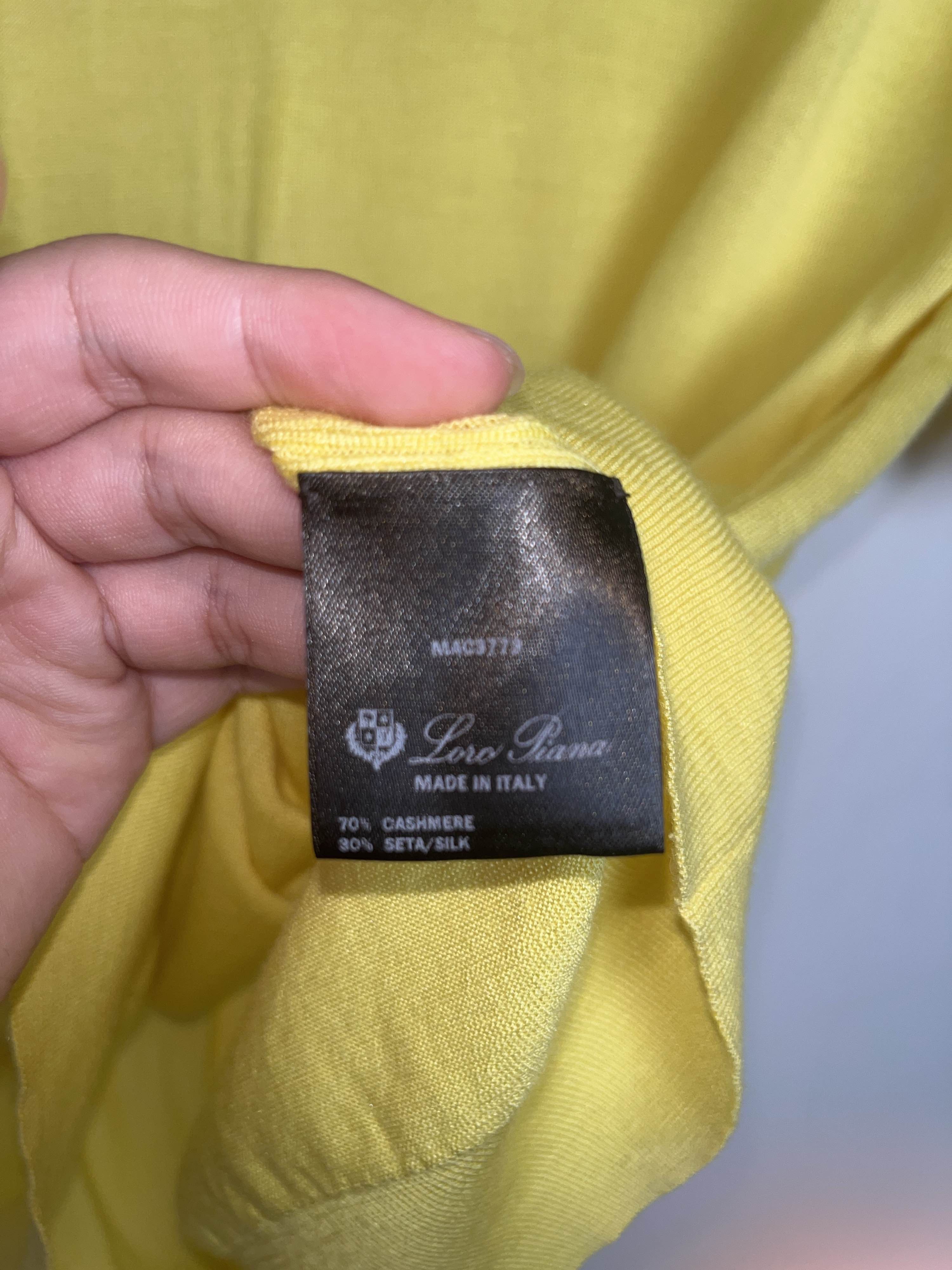 Loro Piana Loro Piana Cashmere Silk Short Sleeve Sweater Size S Size US S / EU 44-46 / 1 - 4 Thumbnail