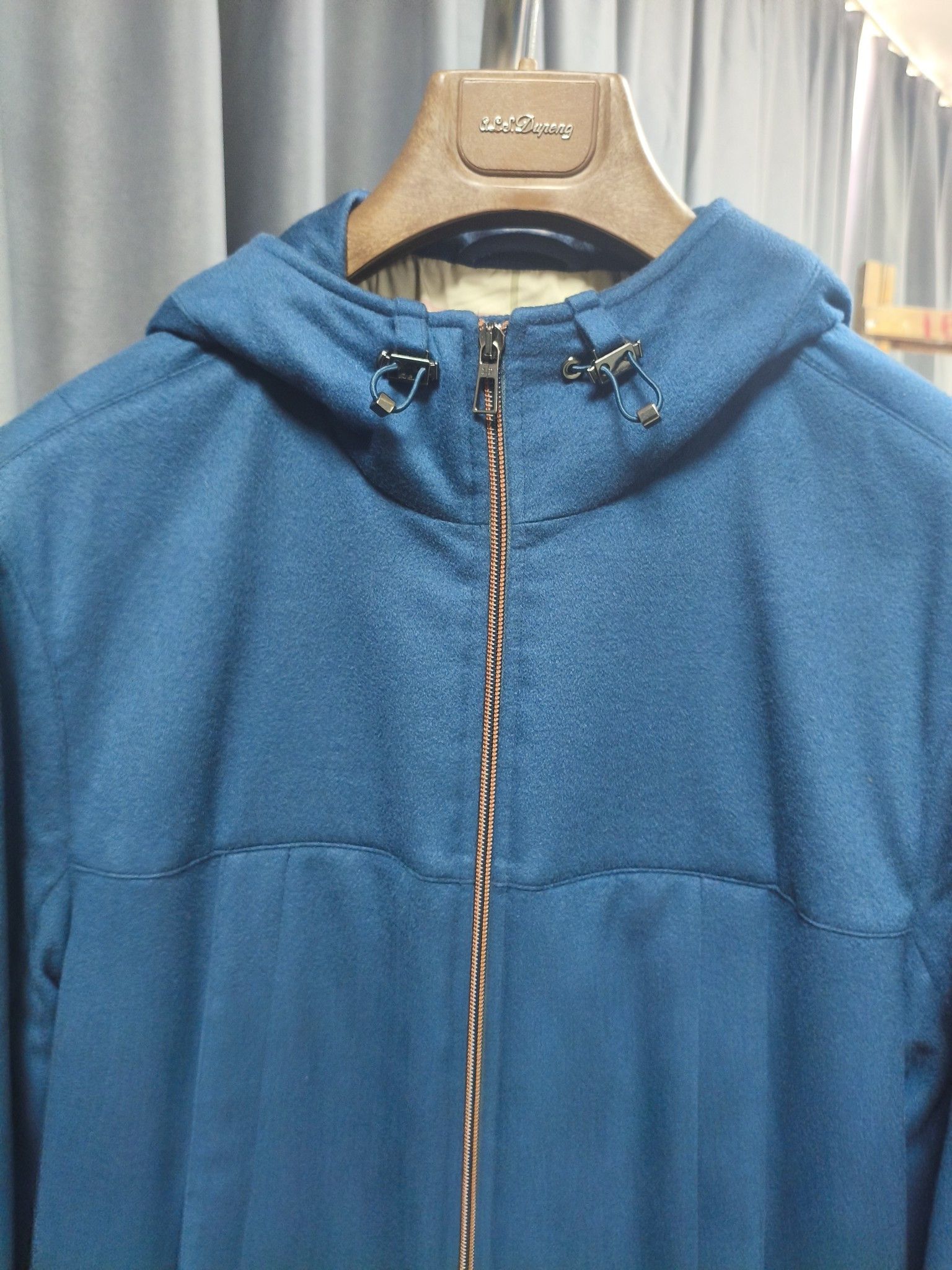 Loro Piana Loro Piana Cashmere Hooded Jacket Size S Size US S / EU 44-46 / 1 - 5 Thumbnail