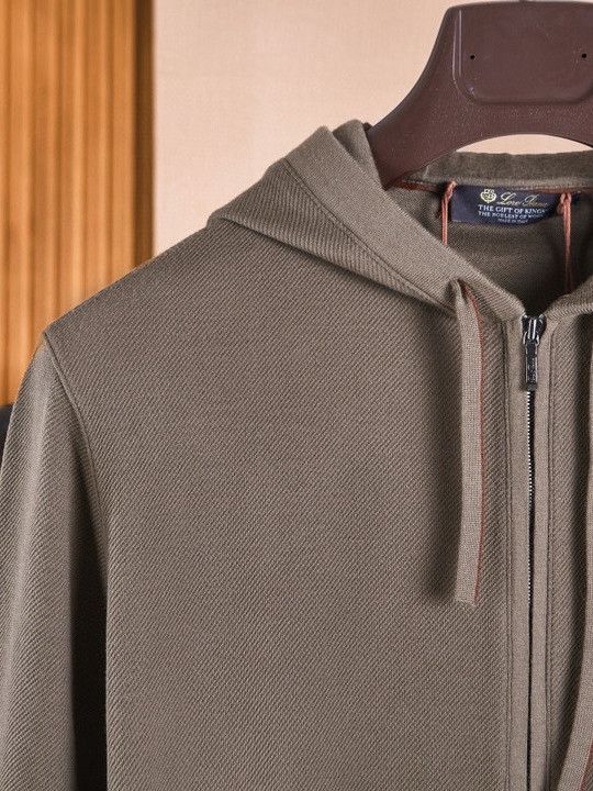 Loro Piana Loro Piana The Gift of Kings Zip Knit Hoodie Size S Size US S / EU 44-46 / 1 - 3 Thumbnail
