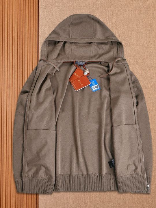 Loro Piana Loro Piana The Gift of Kings Zip Knit Hoodie Size S Size US S / EU 44-46 / 1 - 4 Thumbnail