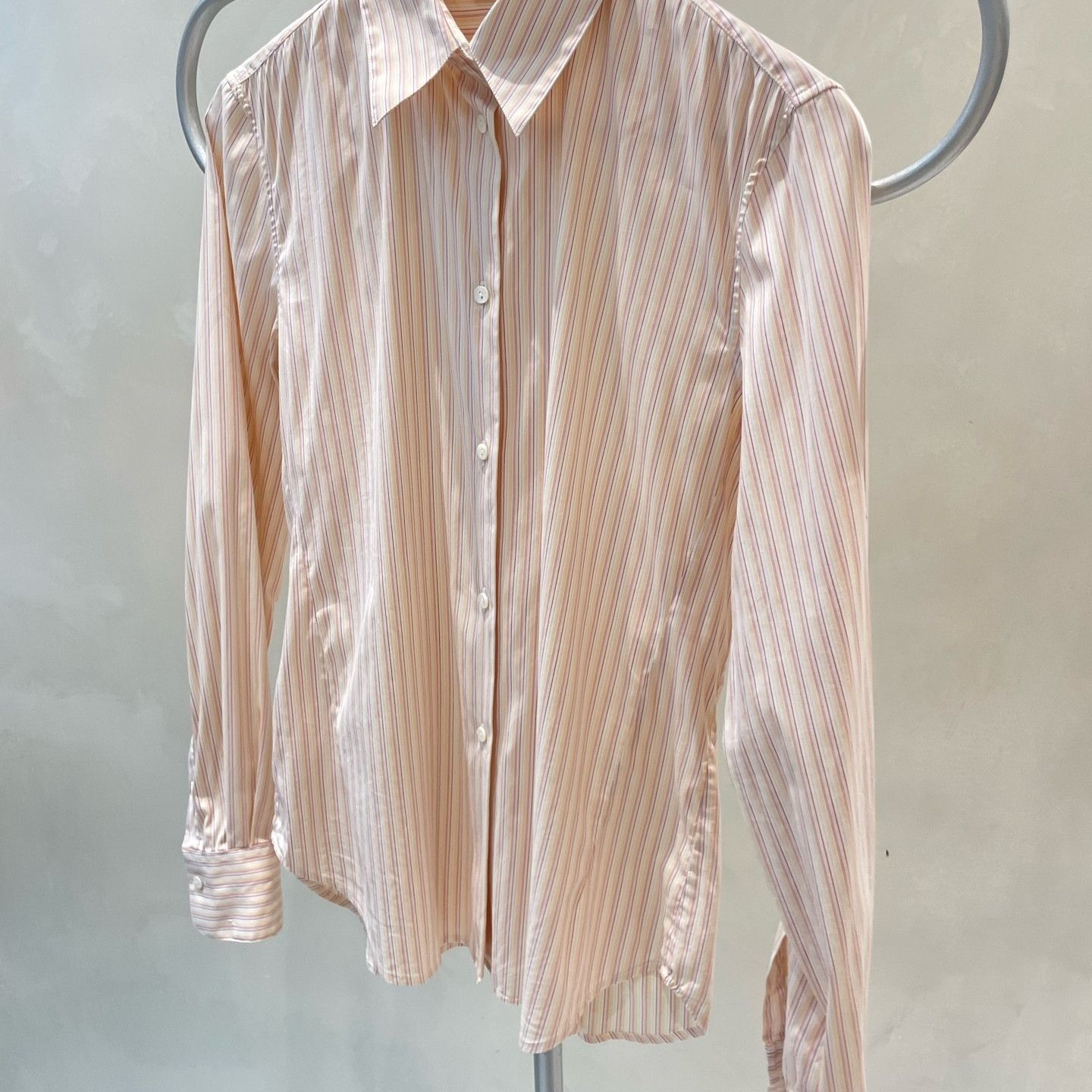 Loro Piana Loro Piana Striped Button Up Shirt Size 42 Size M / US 6-8 / IT 42-44 - 6 Thumbnail