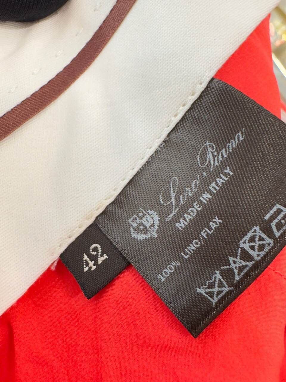 Loro Piana Loro Piana Orange Linen Trousers Size 42 Size 28" / US 6 / IT 42 - 4 Thumbnail
