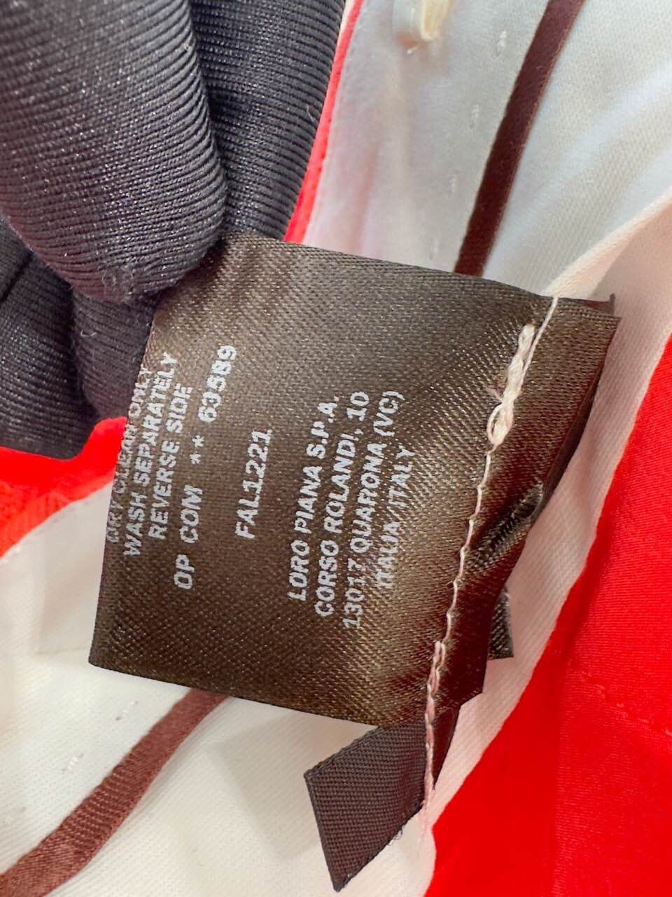Loro Piana Loro Piana Orange Linen Trousers Size 42 Size 28" / US 6 / IT 42 - 5 Thumbnail