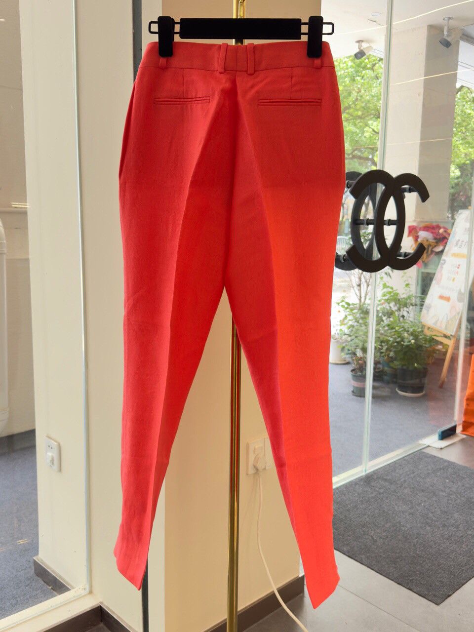 Loro Piana Loro Piana Orange Linen Trousers Size 42 Size 28" / US 6 / IT 42 - 2 Thumbnail