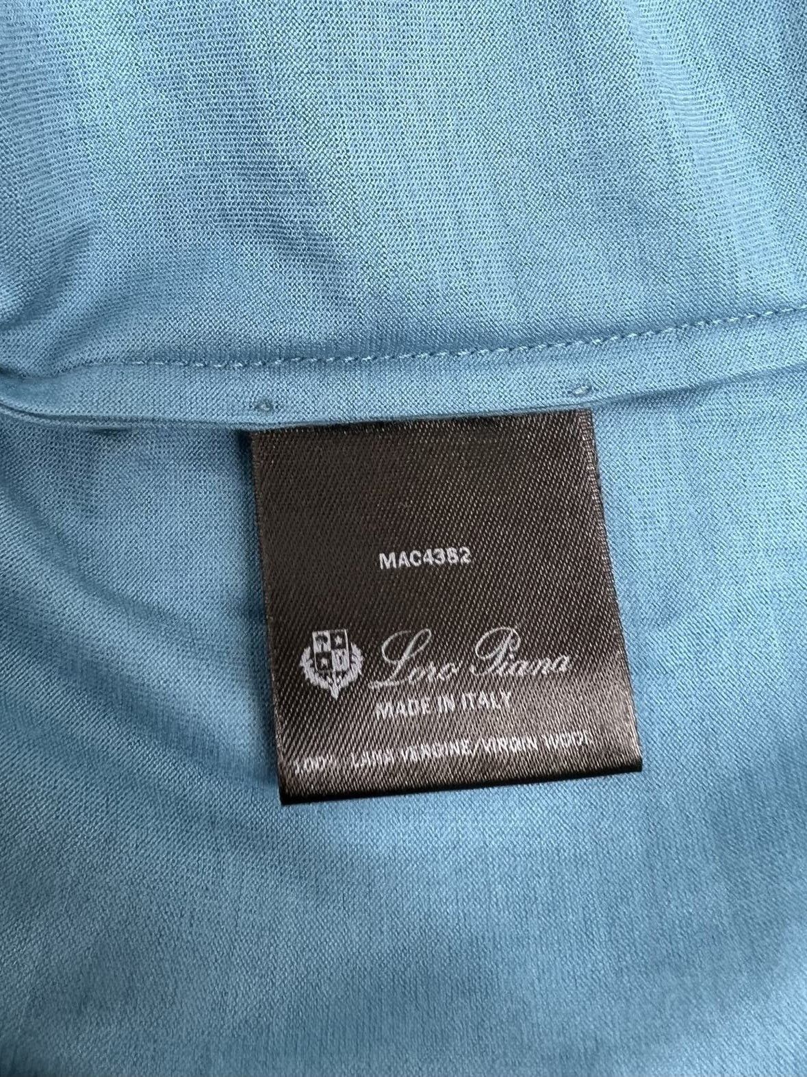 Loro Piana Loro Piana Virgin Wool Short Sleeve T-Shirt XXL Size US XXL / EU 58 / 5 - 4 Thumbnail
