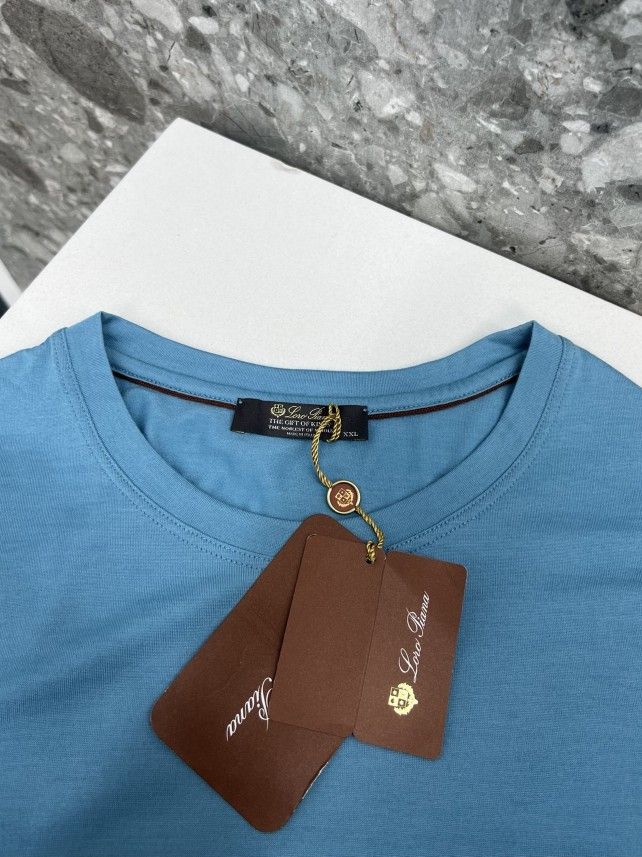 Loro Piana Loro Piana Virgin Wool Short Sleeve T-Shirt XXL Size US XXL / EU 58 / 5 - 5 Thumbnail