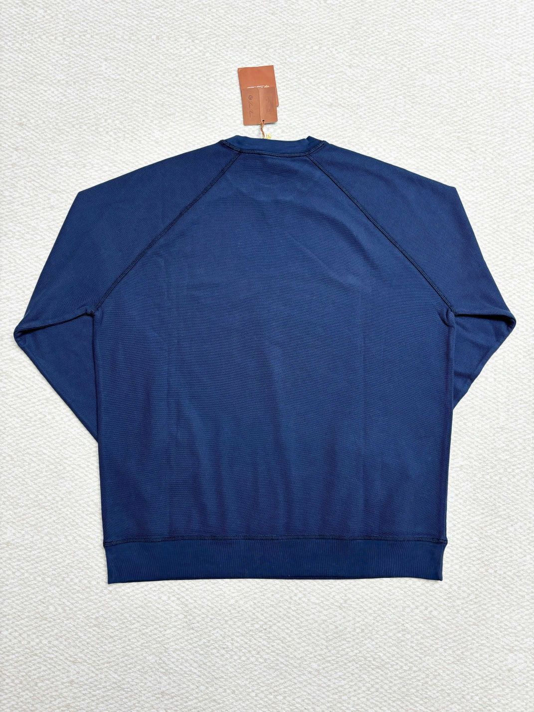 Loro Piana Loro Piana Pique Long Sleeve T-Shirt Size L Size US L / EU 52-54 / 3 - 2 Thumbnail