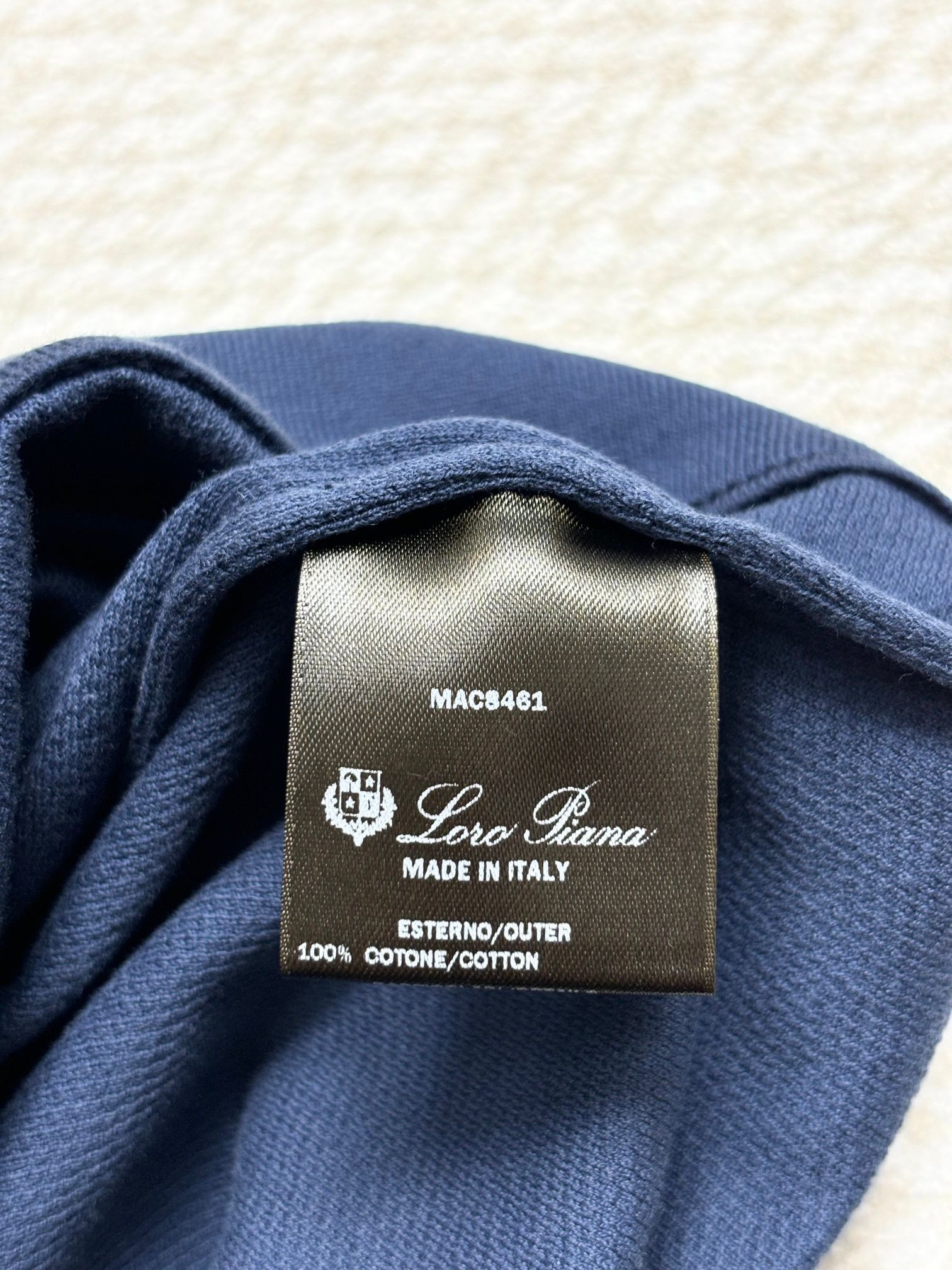 Loro Piana Loro Piana Pique Long Sleeve T-Shirt Size L Size US L / EU 52-54 / 3 - 4 Thumbnail