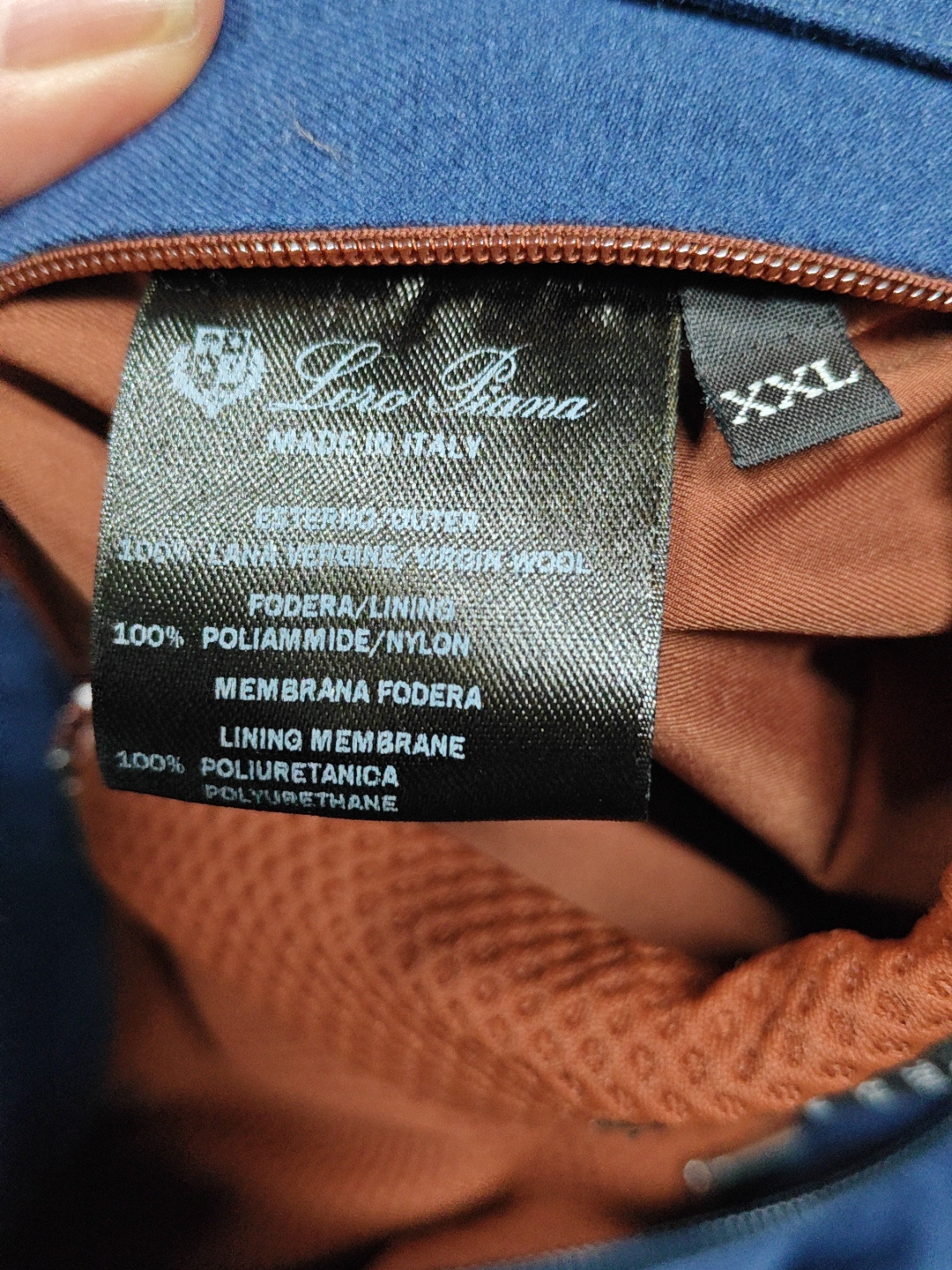 Loro Piana Loro Piana Wool Windbreaker Jacket Size XXL Size US XXL / EU 58 / 5 - 4 Thumbnail