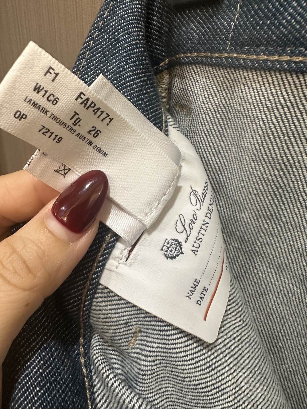 Loro Piana Loro Piana Austin Denim Jeans Size 26 Size 26" / US 2 / IT 38 - 4 Thumbnail
