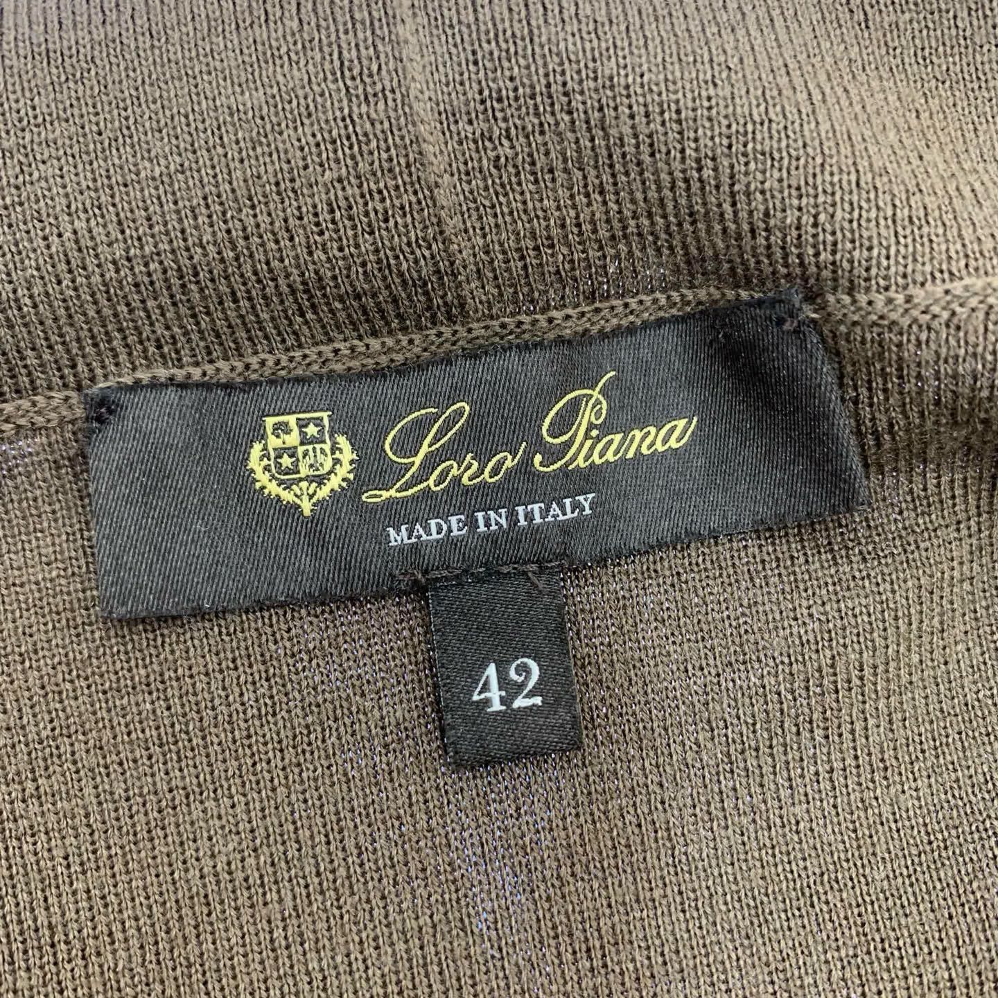 Loro Piana Loro Piana Silk Cotton Polo Top IT 42 Size M / US 6-8 / IT 42-44 - 3 Thumbnail