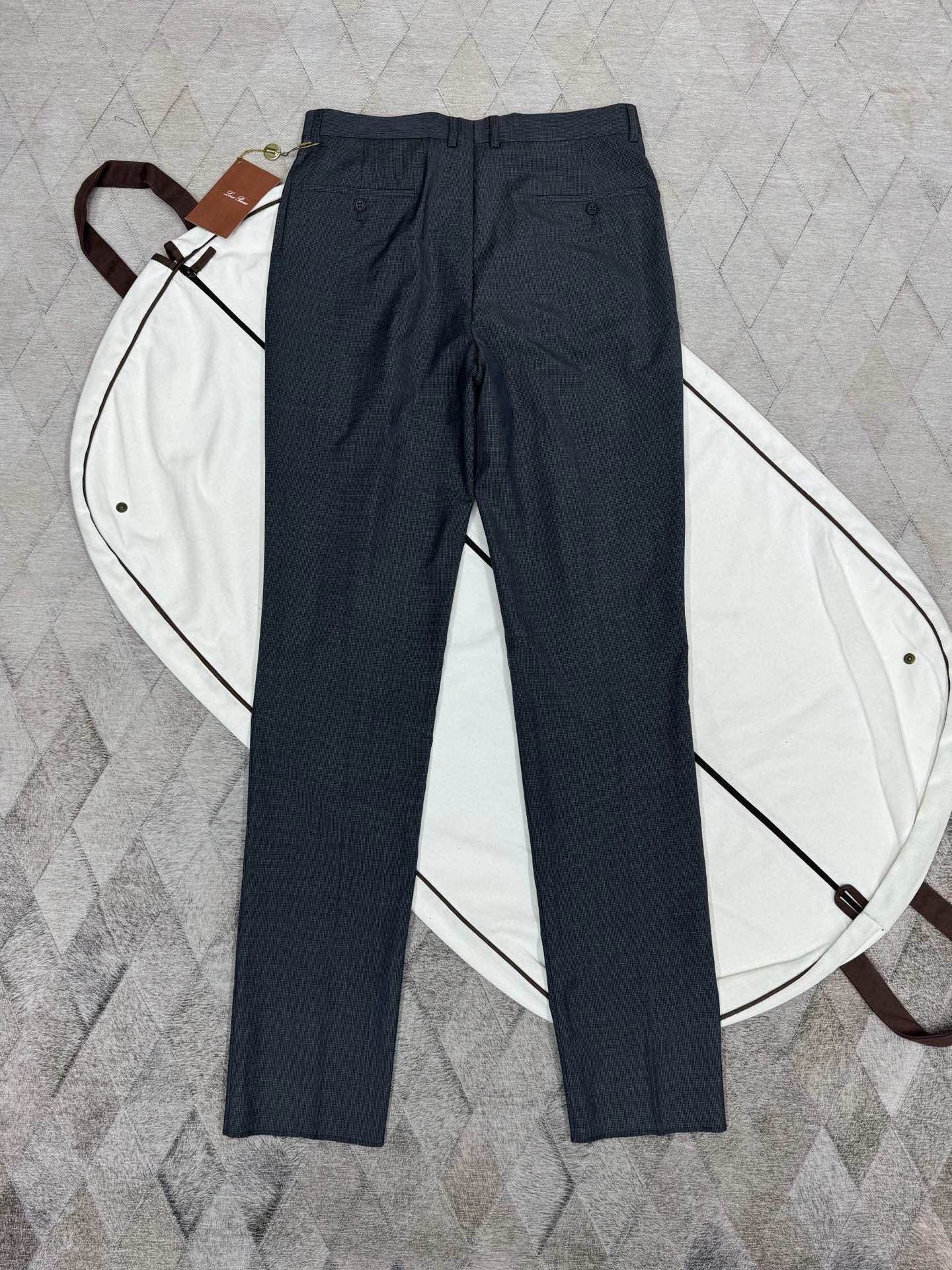 Loro Piana Loro Piana Super 110's Wool Mohair Casual Pants Size 38 Size US 38 / EU 54 - 2 Thumbnail