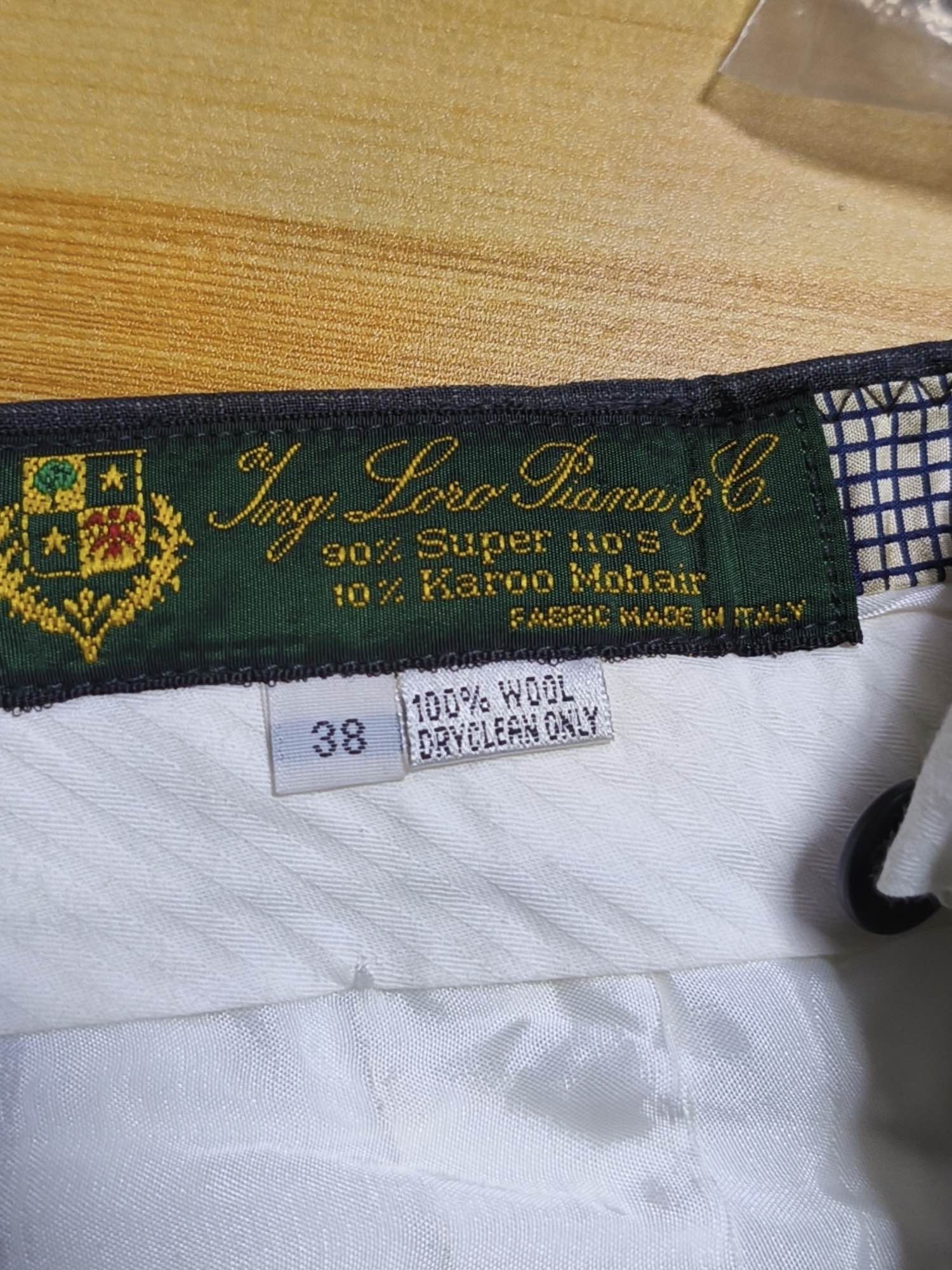 Loro Piana Loro Piana Super 110's Wool Mohair Casual Pants Size 38 Size US 38 / EU 54 - 3 Thumbnail