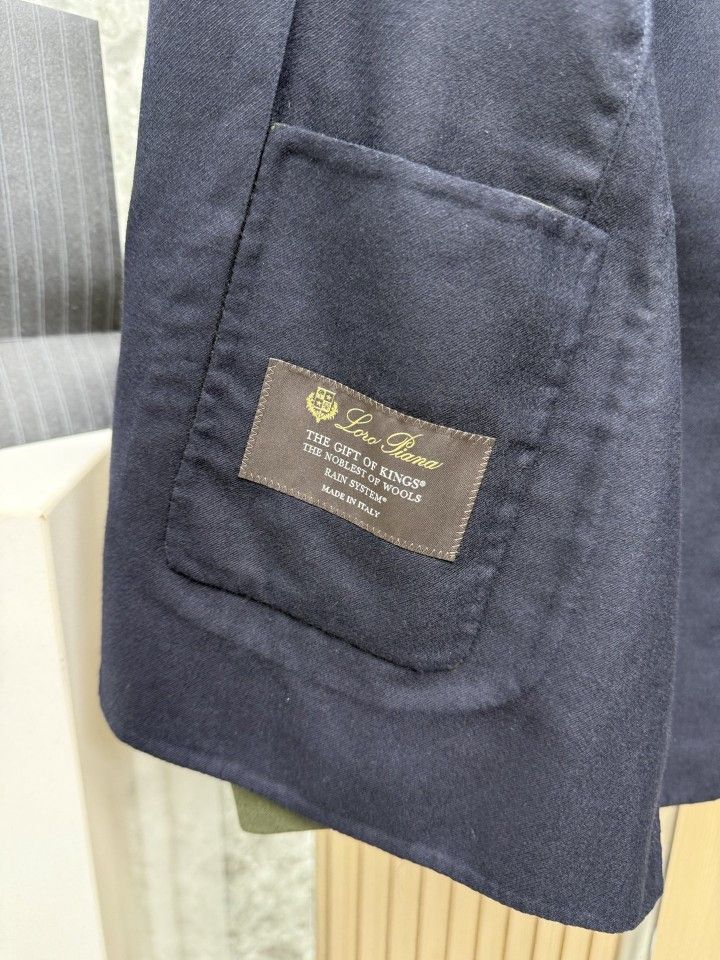 Loro Piana Loro Piana Rain System Wool Blazer Size 40R Size 40R - 3 Thumbnail