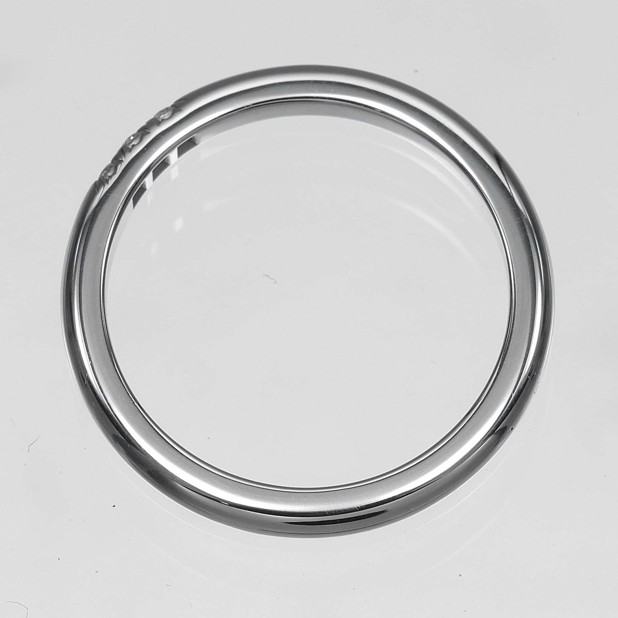 Tiffany & Co. Tiffany & Co. Forever Classic Band Ring, Size 7.5, Platinum 950, 3 Diamonds, Approx. 3.22g. Size ONE SIZE - 8 Thumbnail