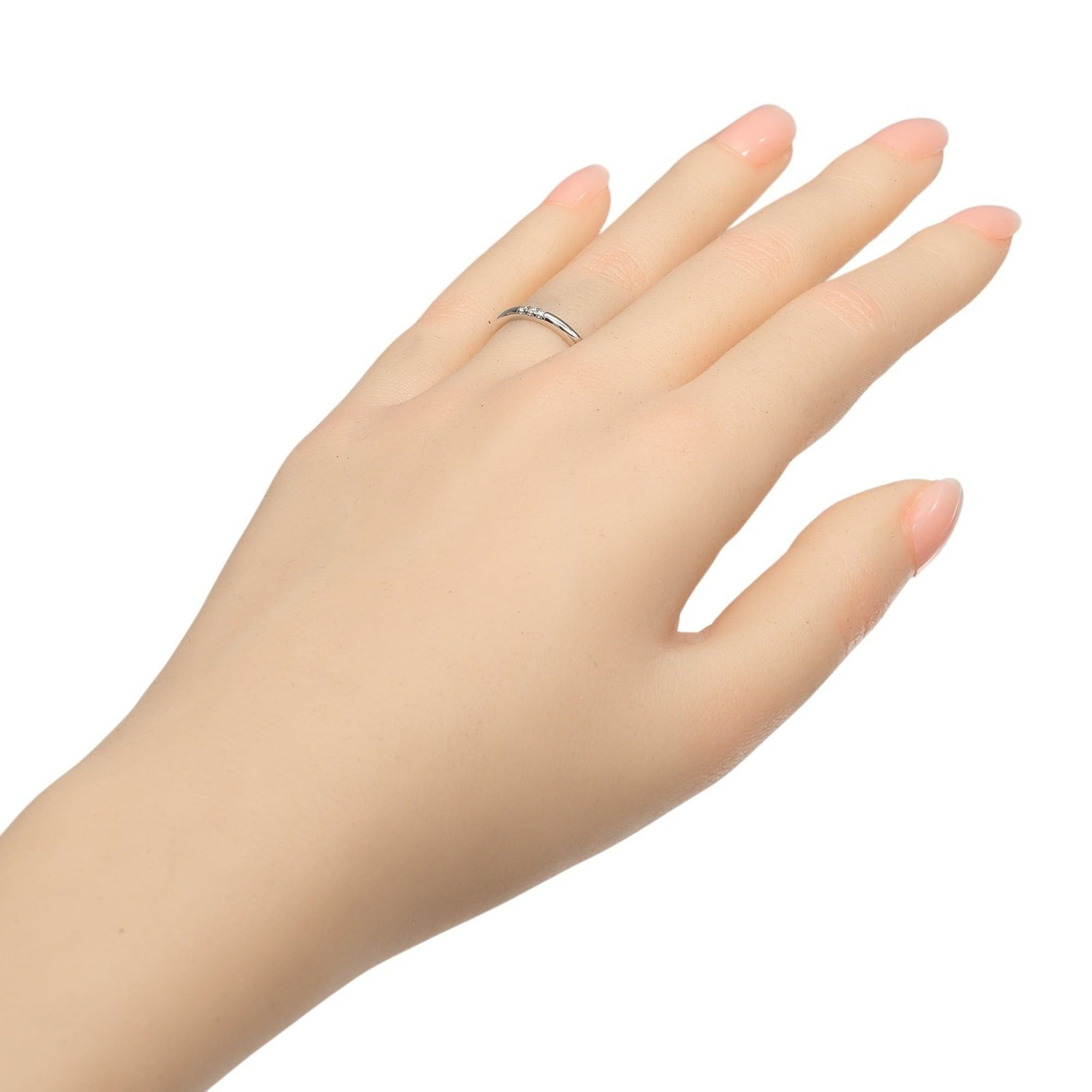 Tiffany & Co. Tiffany & Co. Forever Classic Band Ring, Size 7.5, Platinum 950, 3 Diamonds, Approx. 3.22g. Size ONE SIZE - 2 Thumbnail