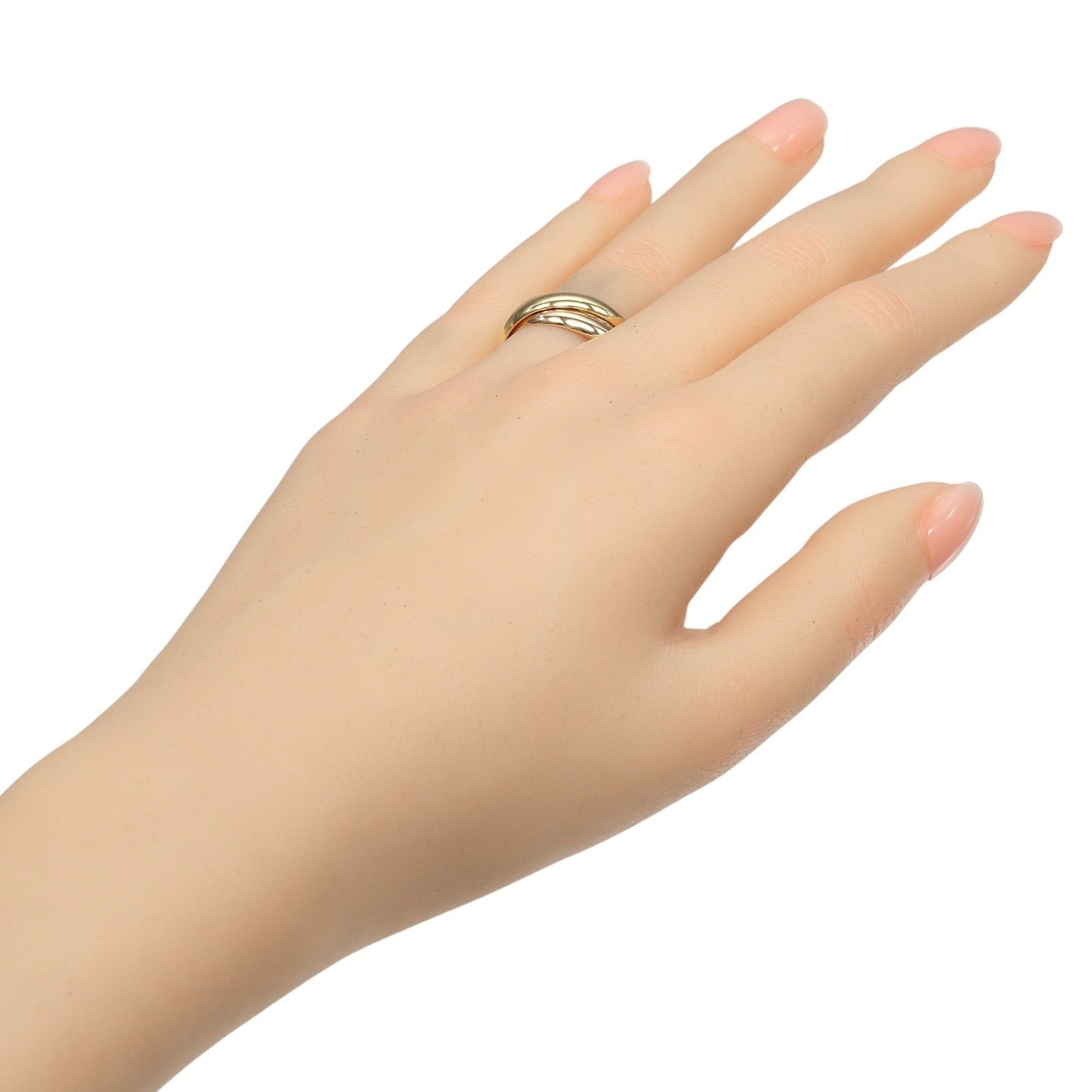 Cartier Cartier Trinity Ring, Size 13, 3.5mm Band, 18K Gold (YG, PG, WG), Approx. 8g. Size ONE SIZE - 2 Thumbnail