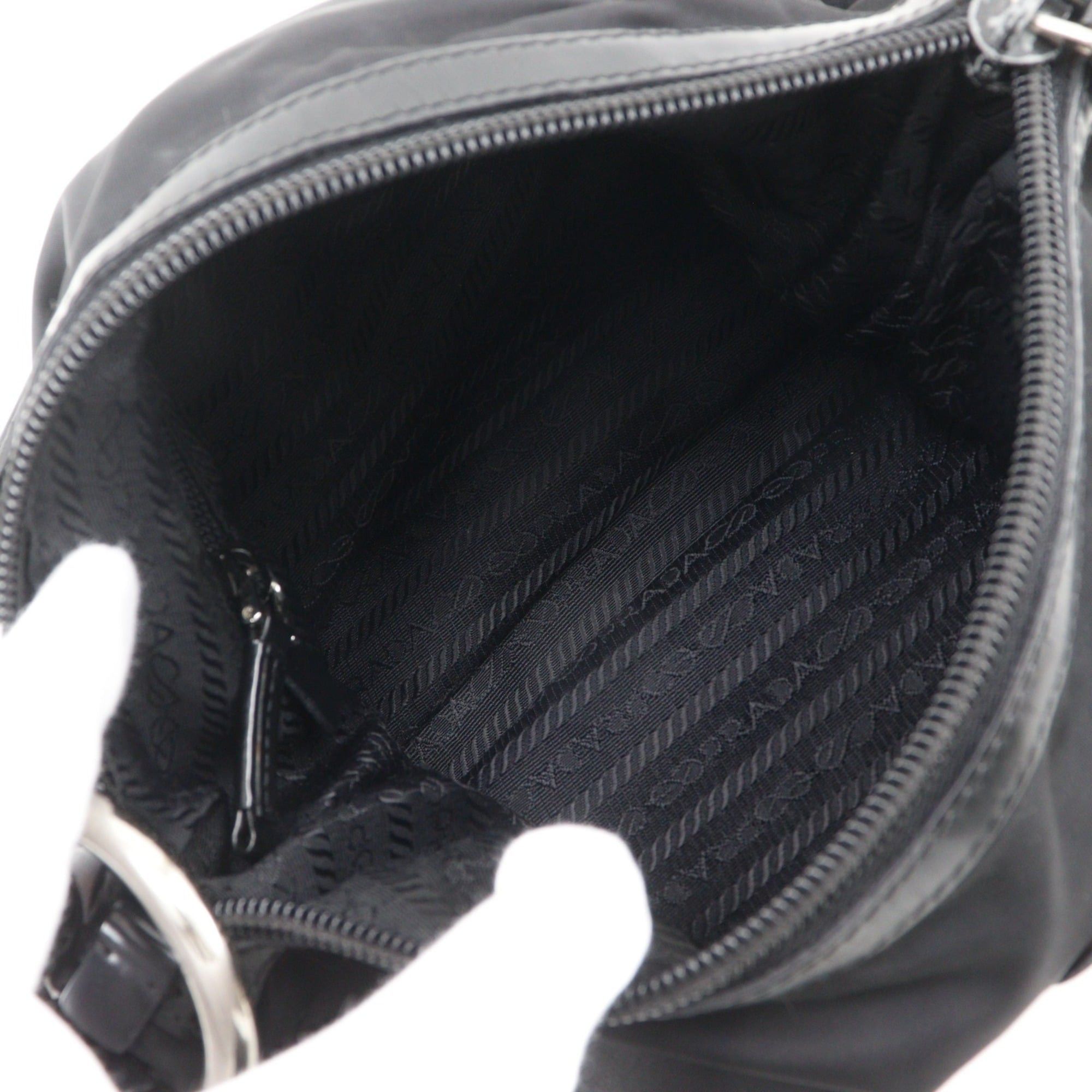 Prada Prada Shoulder Bag BR3212 Nylon NERO Black A5 Women's Size ONE SIZE - 6 Thumbnail