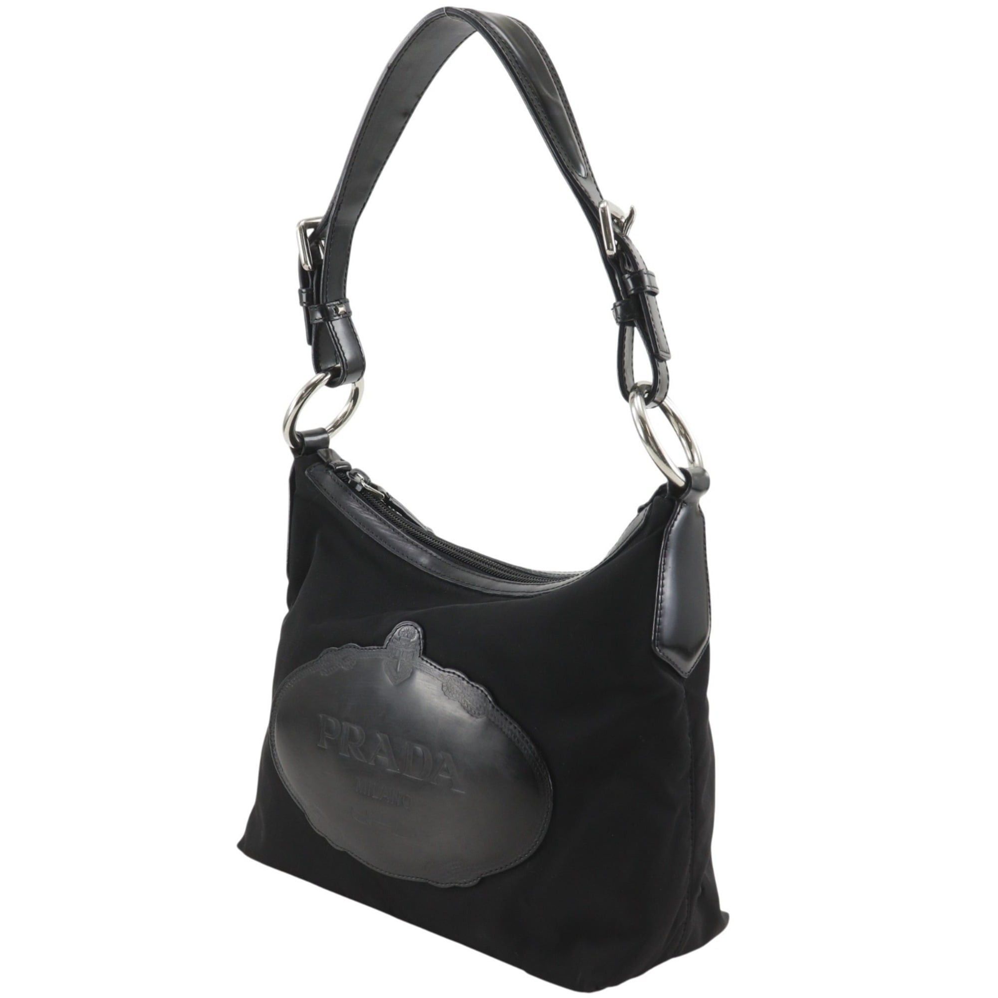 Prada Prada Shoulder Bag BR3212 Nylon NERO Black A5 Women's Size ONE SIZE - 2 Thumbnail