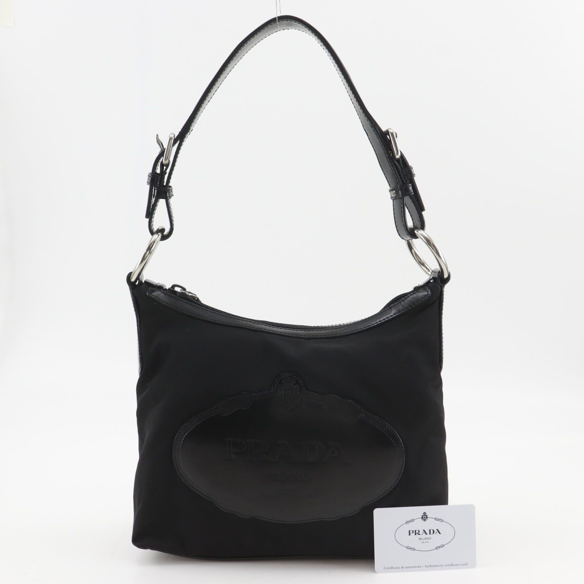 Prada Prada Shoulder Bag BR3212 Nylon NERO Black A5 Women's Size ONE SIZE - 18 Thumbnail