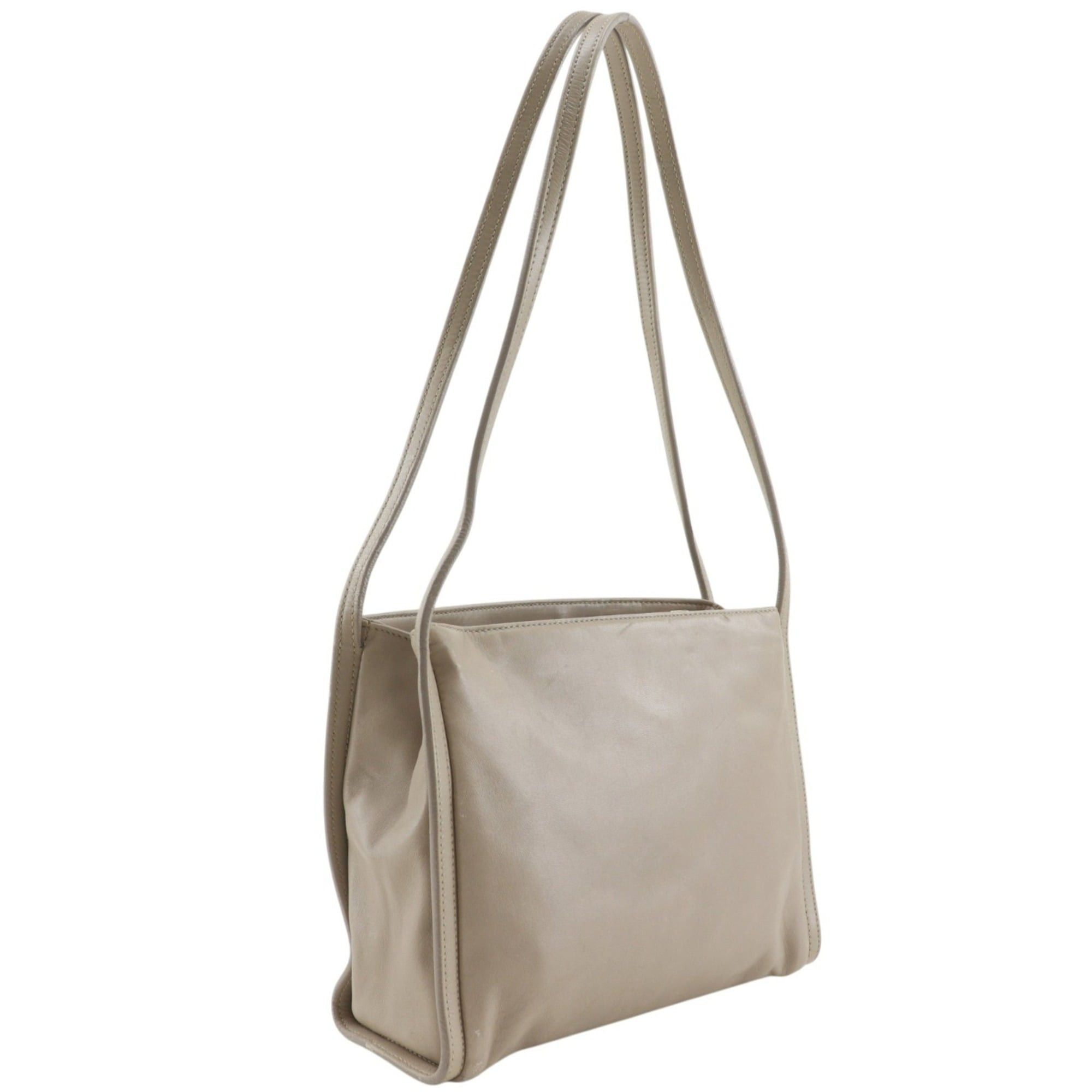 Loewe Loewe Shoulder Bag, Lambskin, Beige, A5 Size, Women's Size ONE SIZE - 3 Thumbnail