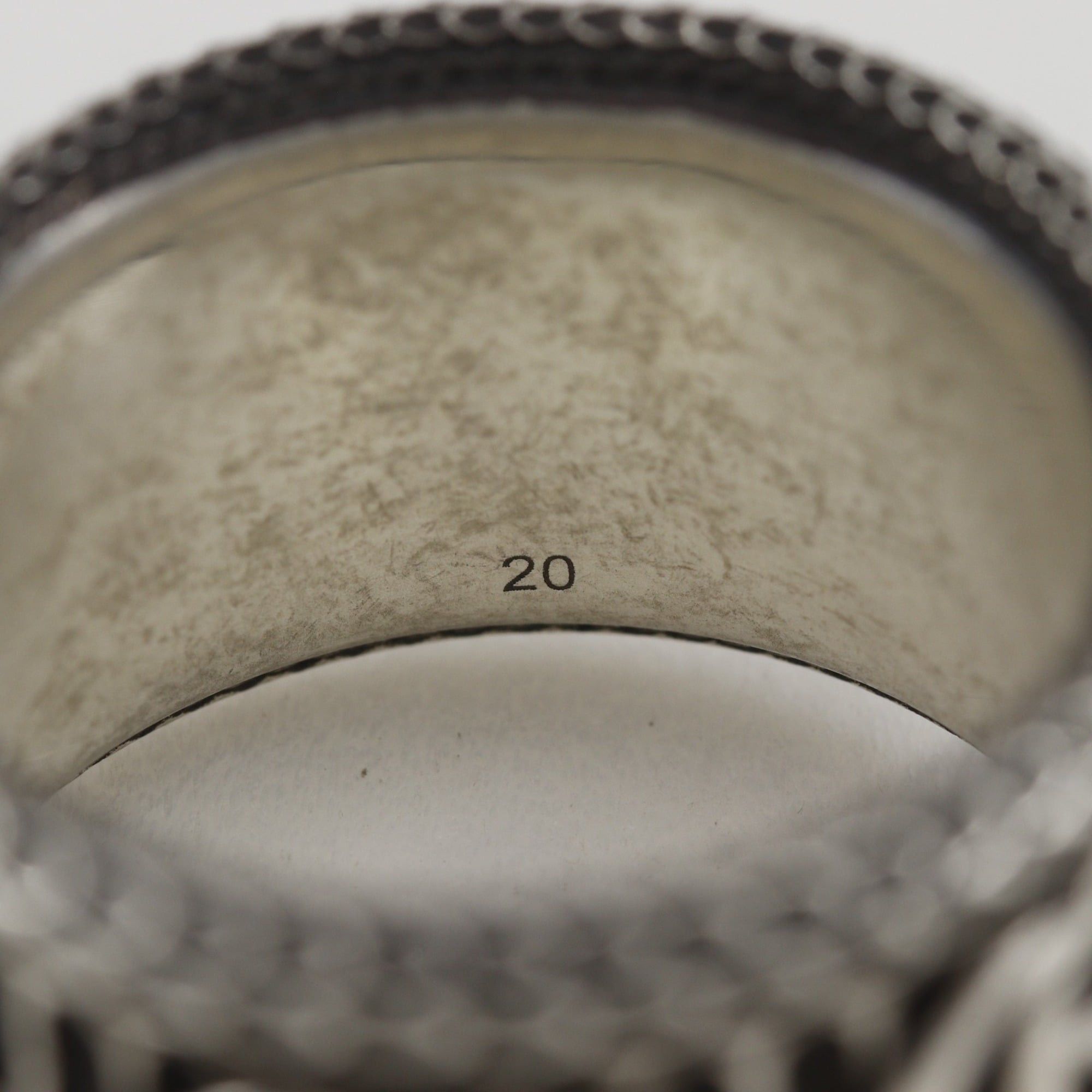 Gucci Gucci Double G Snake Ring, Size 19.5, Sterling Silver 925, Approx. 16.3g, Men's. Size ONE SIZE - 7 Thumbnail