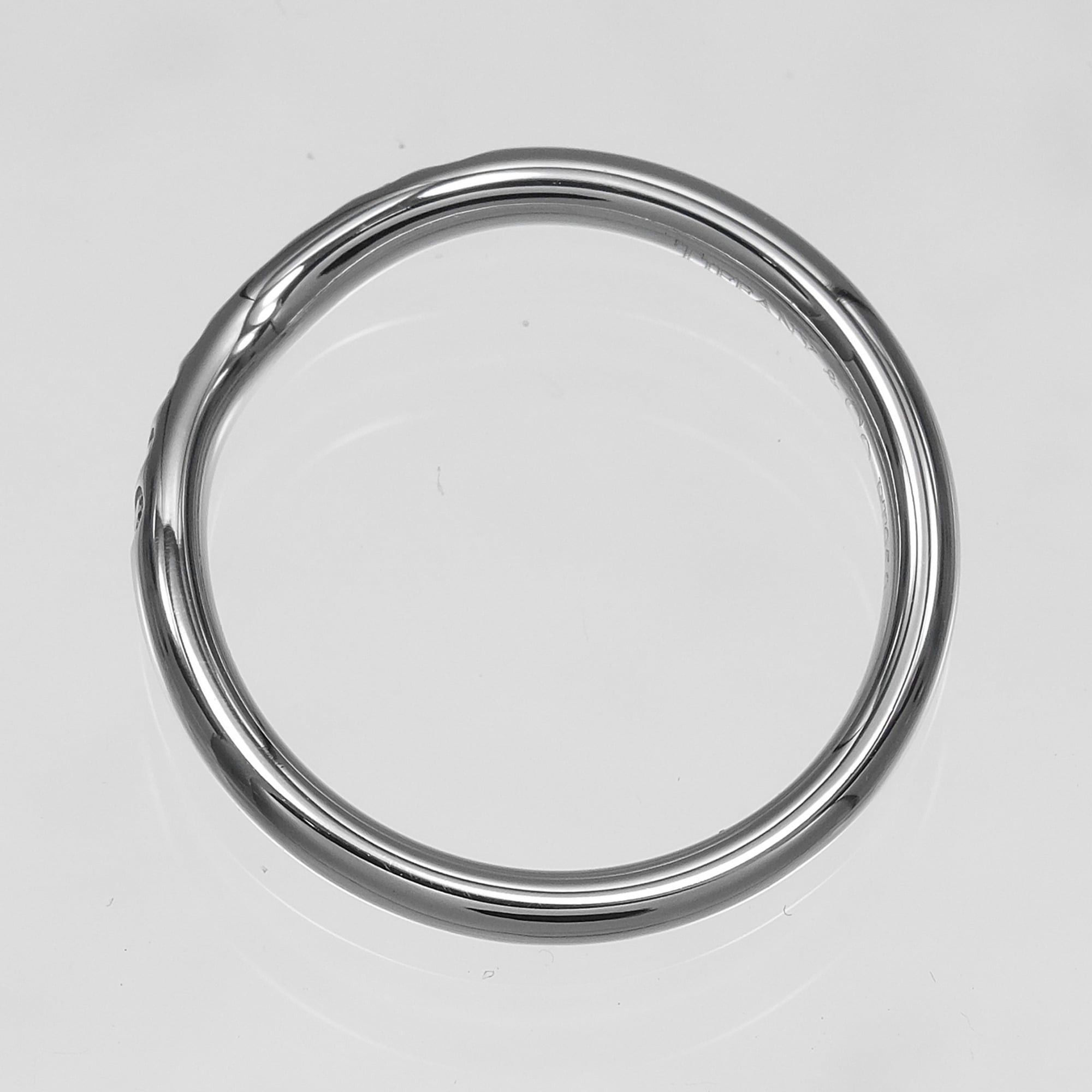Tiffany & Co. Tiffany & Co. Curved Band Ring, Size 7, Platinum 950, 9 Diamonds, Approx. 3.1g. Size ONE SIZE - 9 Thumbnail