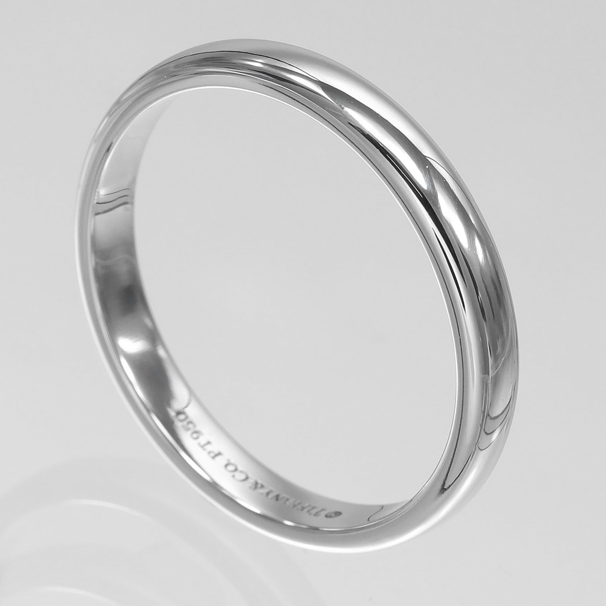 Tiffany & Co. Tiffany & Co. Forever Classic Band Ring, Size 18, 3mm band, Pt950 Platinum, Approx. 5.25g. Size ONE SIZE - 3 Thumbnail