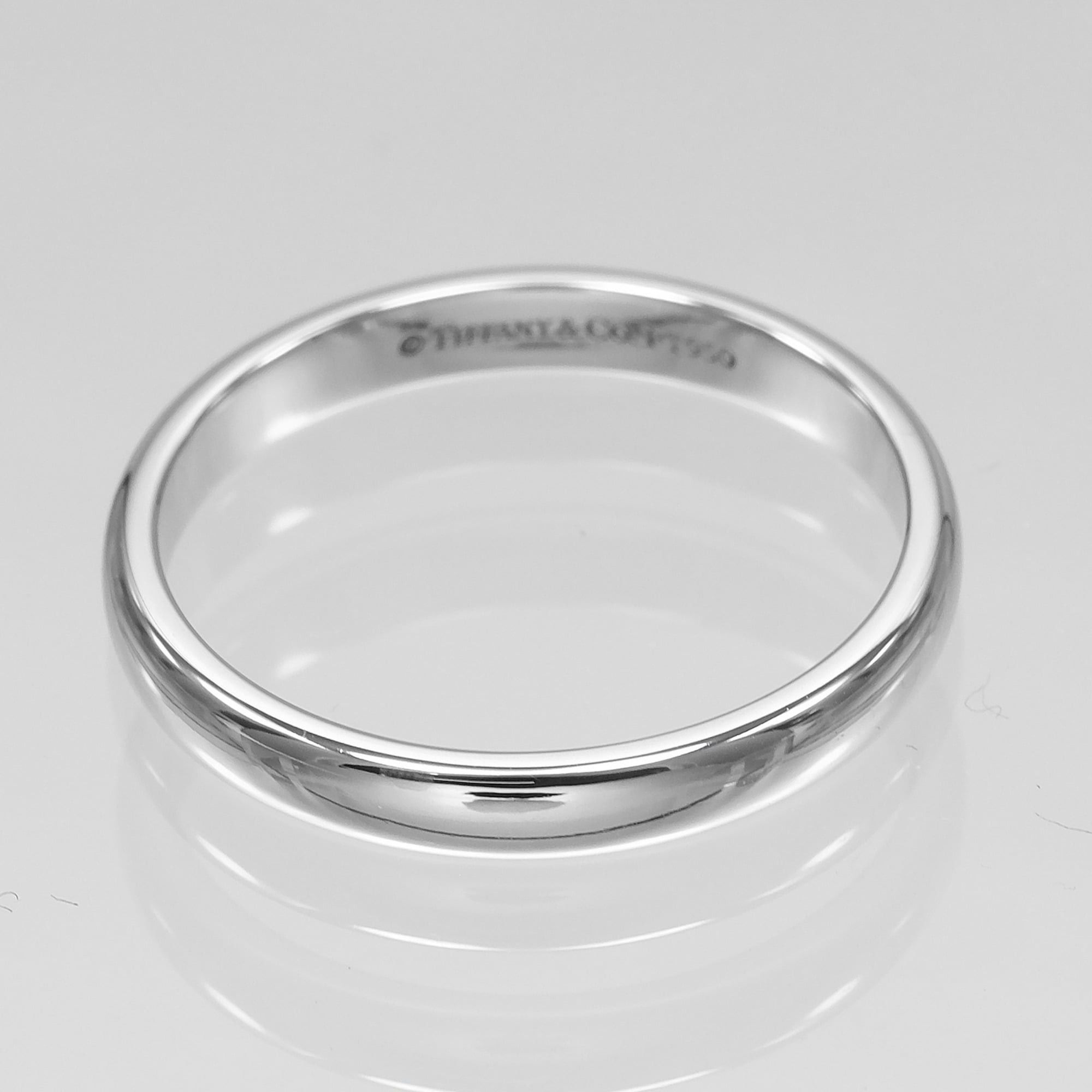 Tiffany & Co. Tiffany & Co. Forever Classic Band Ring, Size 18, 3mm band, Pt950 Platinum, Approx. 5.25g. Size ONE SIZE - 5 Thumbnail
