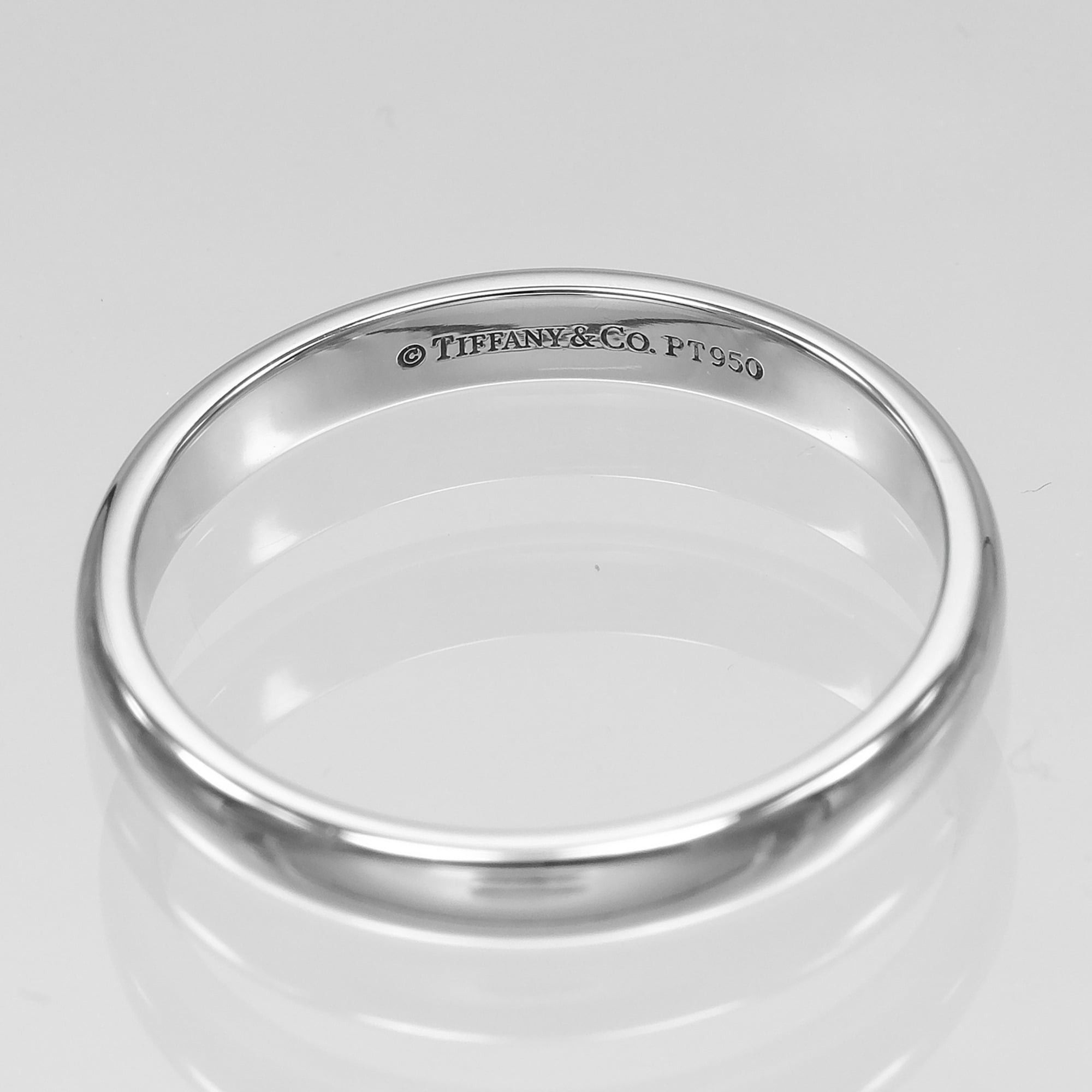 Tiffany & Co. Tiffany & Co. Forever Classic Band Ring, Size 18, 3mm band, Pt950 Platinum, Approx. 5.25g. Size ONE SIZE - 4 Thumbnail