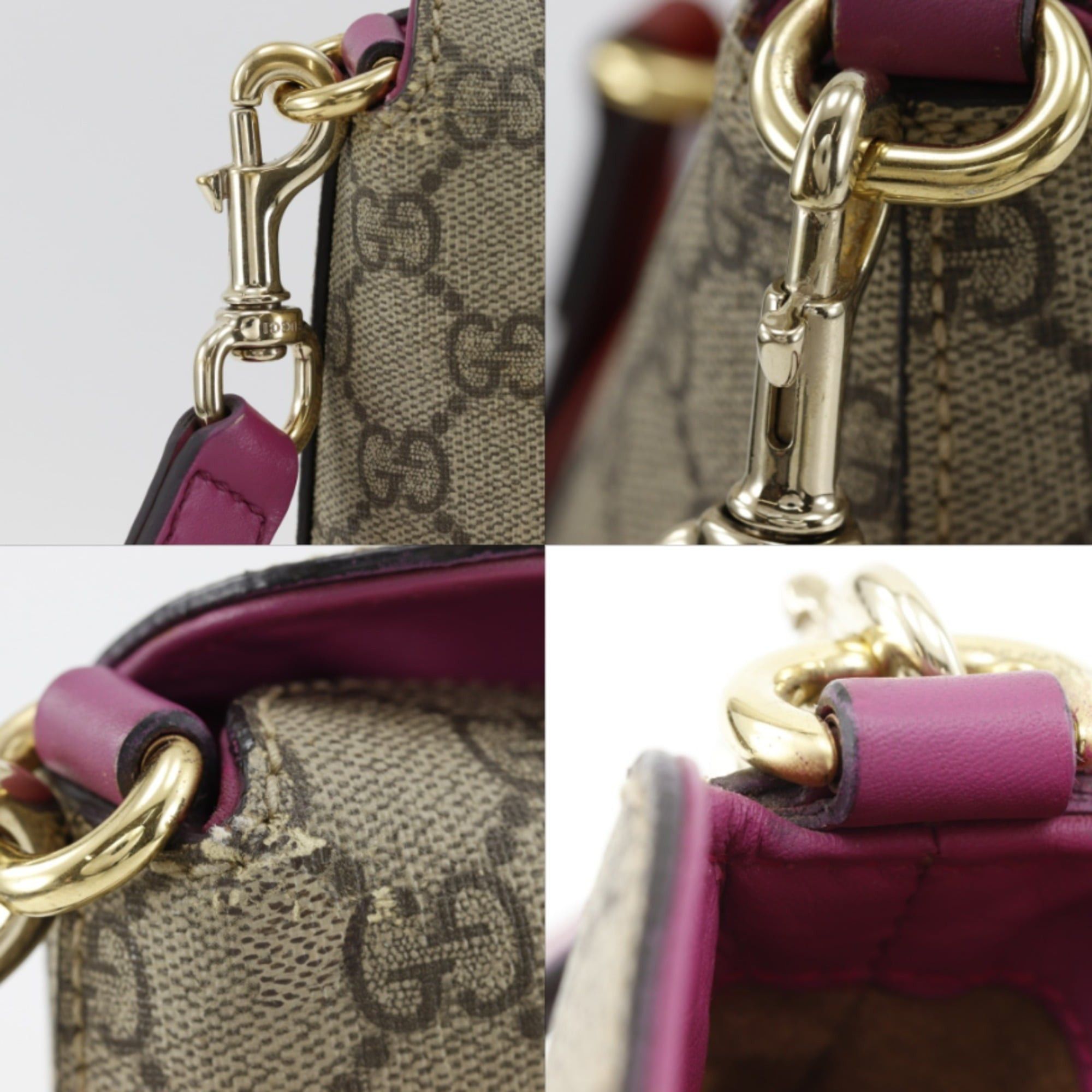 Gucci Gucci 2-Way Shoulder Handbag 429147 GG Supreme Canvas Brown A5 Magnetic Closure Bag for Women Size ONE SIZE - 15 Thumbnail