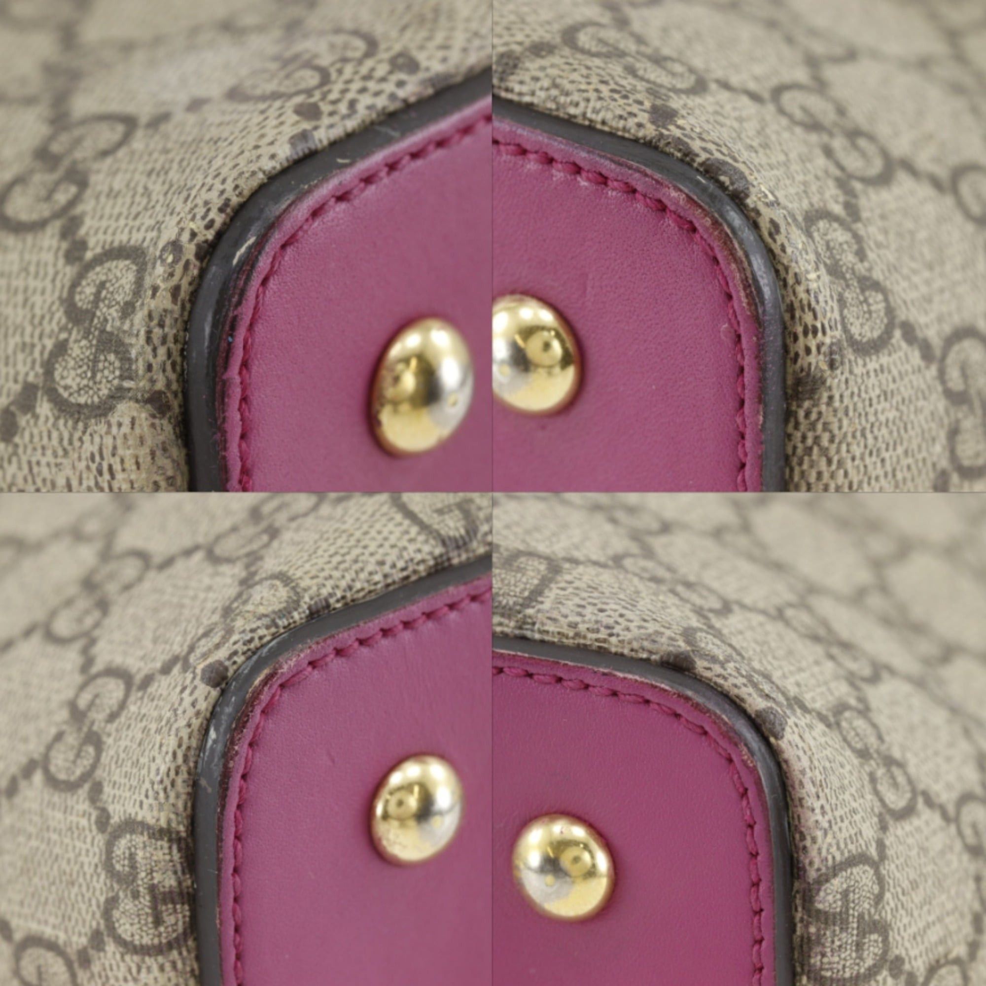 Gucci Gucci 2-Way Shoulder Handbag 429147 GG Supreme Canvas Brown A5 Magnetic Closure Bag for Women Size ONE SIZE - 4 Thumbnail