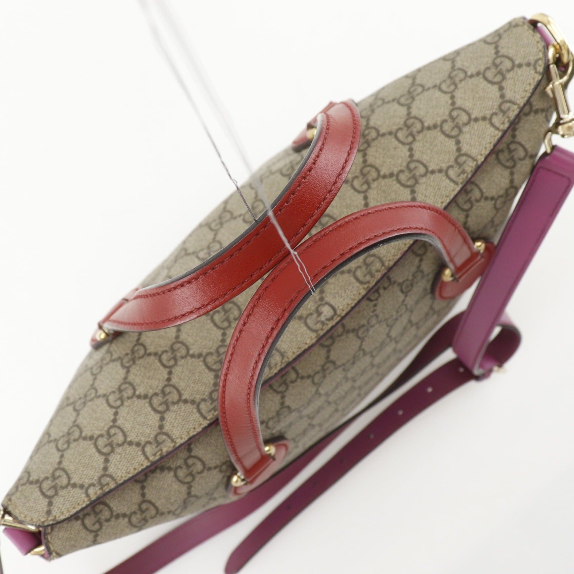 Gucci Gucci 2-Way Shoulder Handbag 429147 GG Supreme Canvas Brown A5 Magnetic Closure Bag for Women Size ONE SIZE - 5 Thumbnail