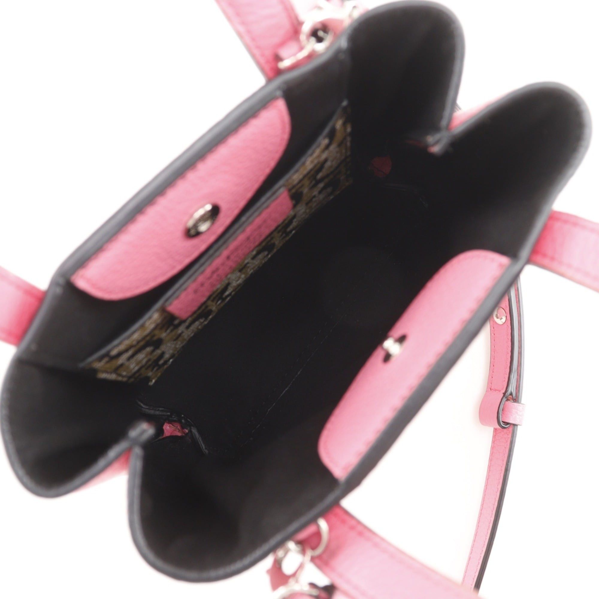 Salvatore Ferragamo Salvatore Ferragamo Gancini Handbag/Shoulder Bag GU-220024 Leather Pink 2-way Snap Button Women's Size ONE SIZE - 6 Thumbnail