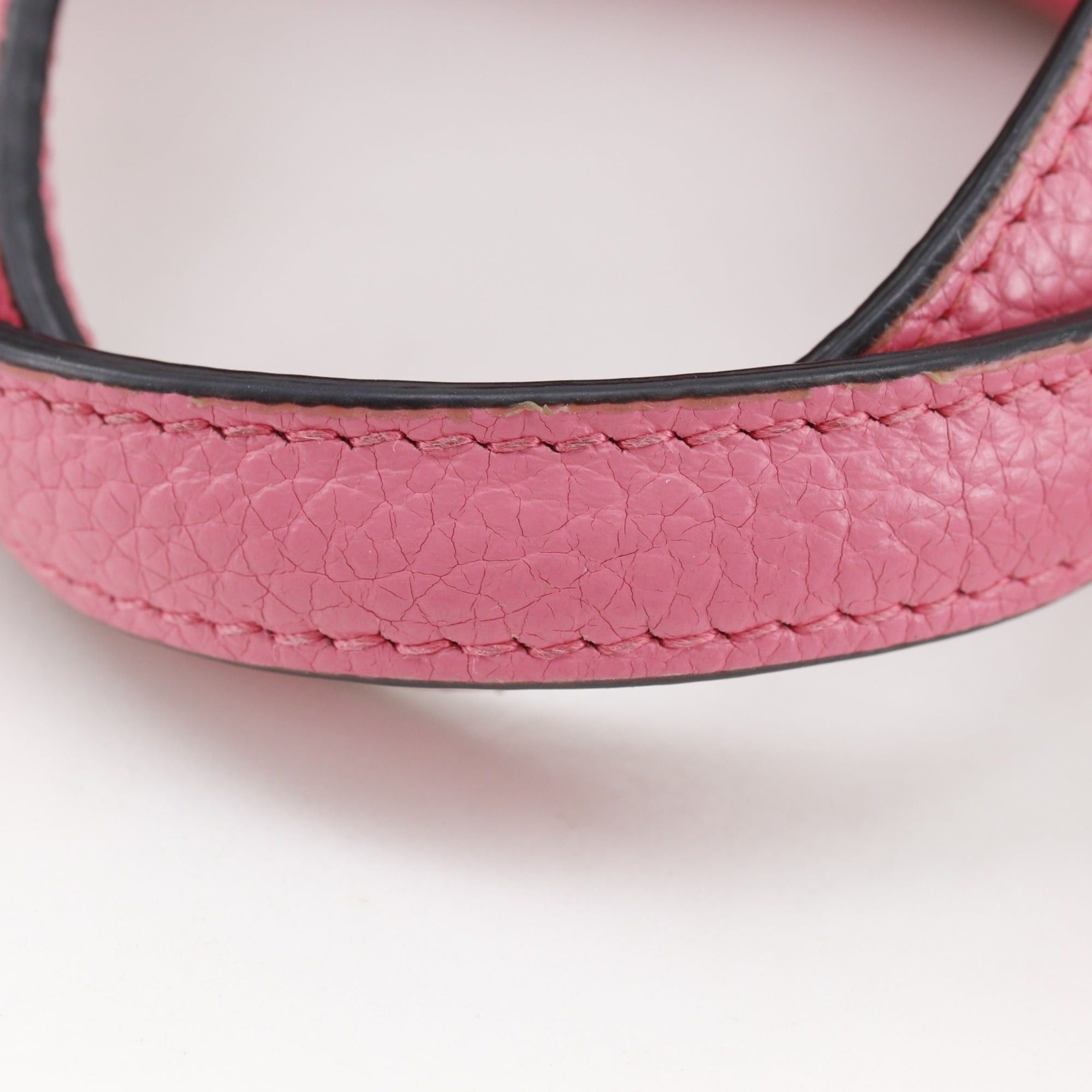 Salvatore Ferragamo Salvatore Ferragamo Gancini Handbag/Shoulder Bag GU-220024 Leather Pink 2-way Snap Button Women's Size ONE SIZE - 12 Thumbnail