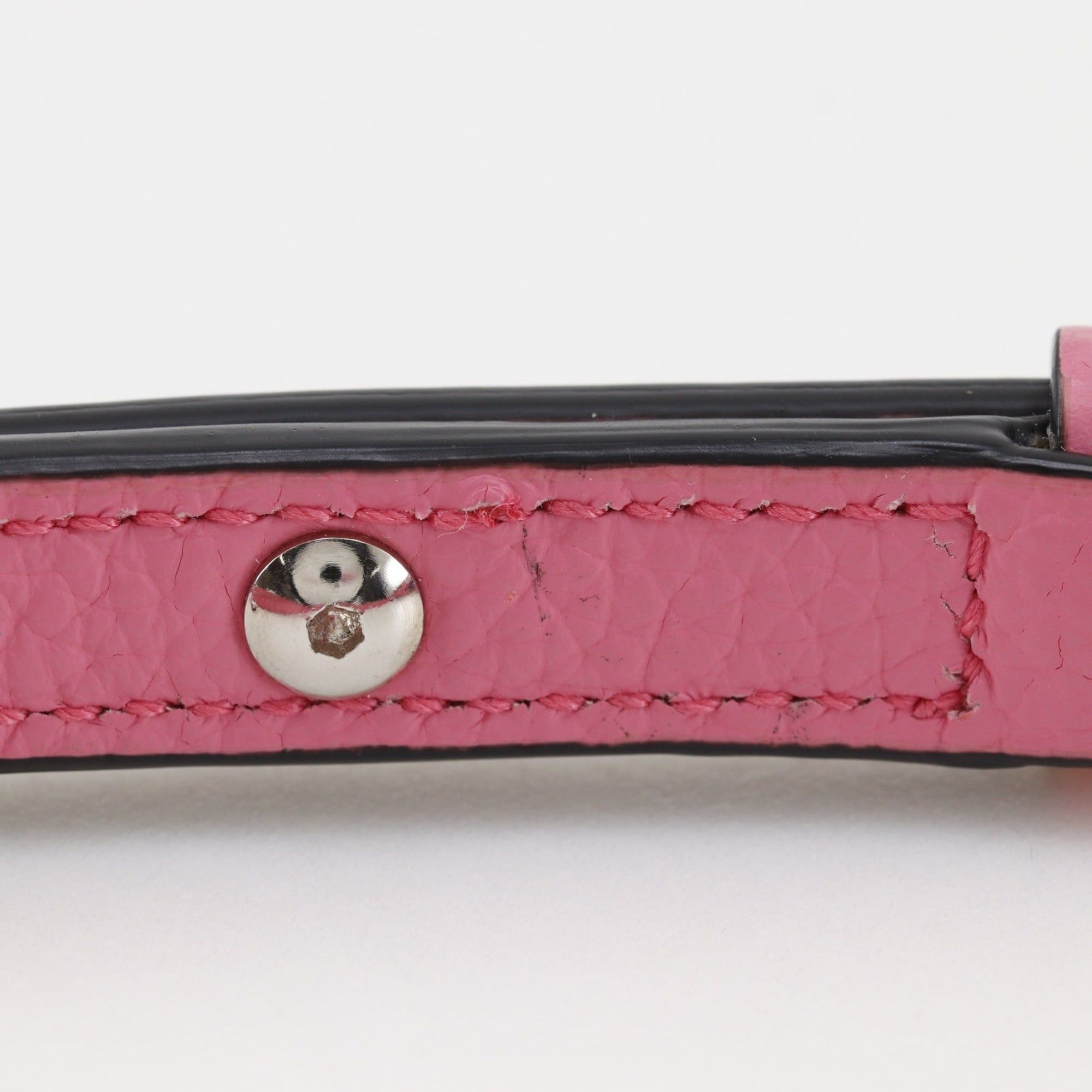 Salvatore Ferragamo Salvatore Ferragamo Gancini Handbag/Shoulder Bag GU-220024 Leather Pink 2-way Snap Button Women's Size ONE SIZE - 10 Thumbnail