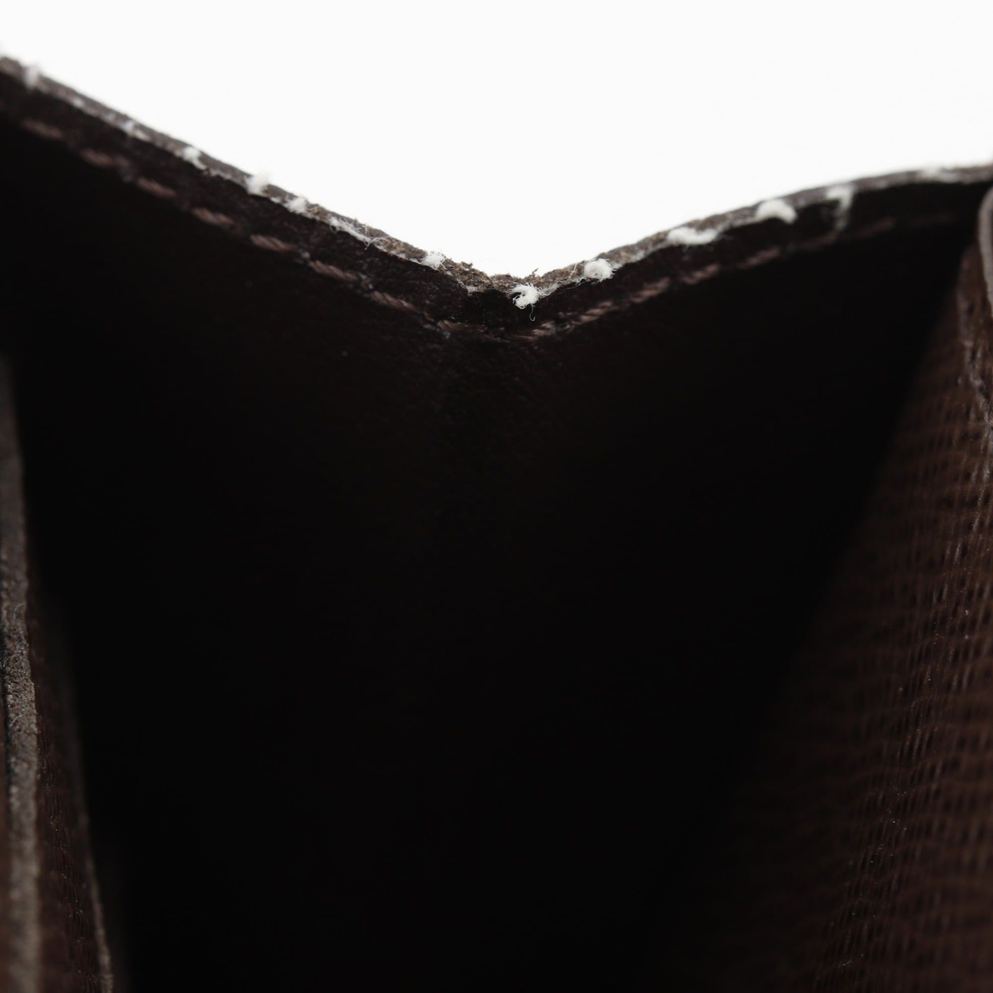 Louis Vuitton Louis Vuitton Portefeuille Sarah Long Wallet N61734 Damier Canvas 2012 Brown CA0162 Snap Button Unisex Size ONE SIZE - 11 Thumbnail