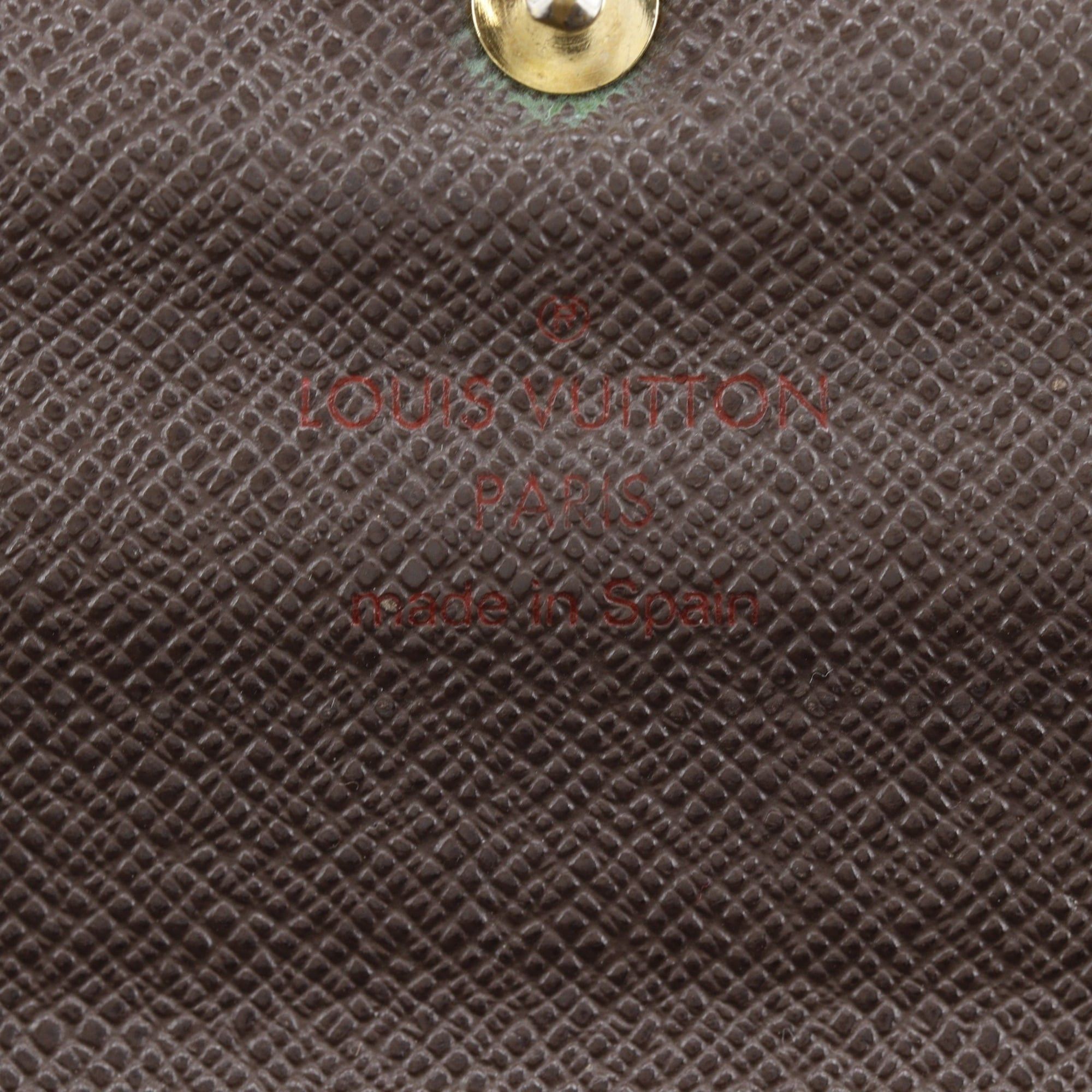 Louis Vuitton Louis Vuitton Portefeuille Sarah Long Wallet N61734 Damier Canvas 2012 Brown CA0162 Snap Button Unisex Size ONE SIZE - 15 Thumbnail