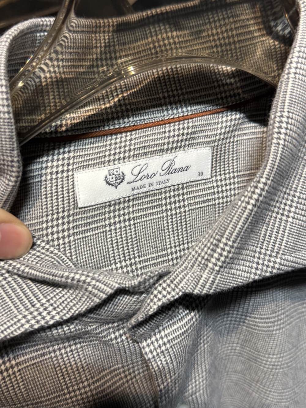 Loro Piana Loro Piana Glen Plaid Shirt Size M Size US M / EU 48-50 / 2 - 5 Thumbnail