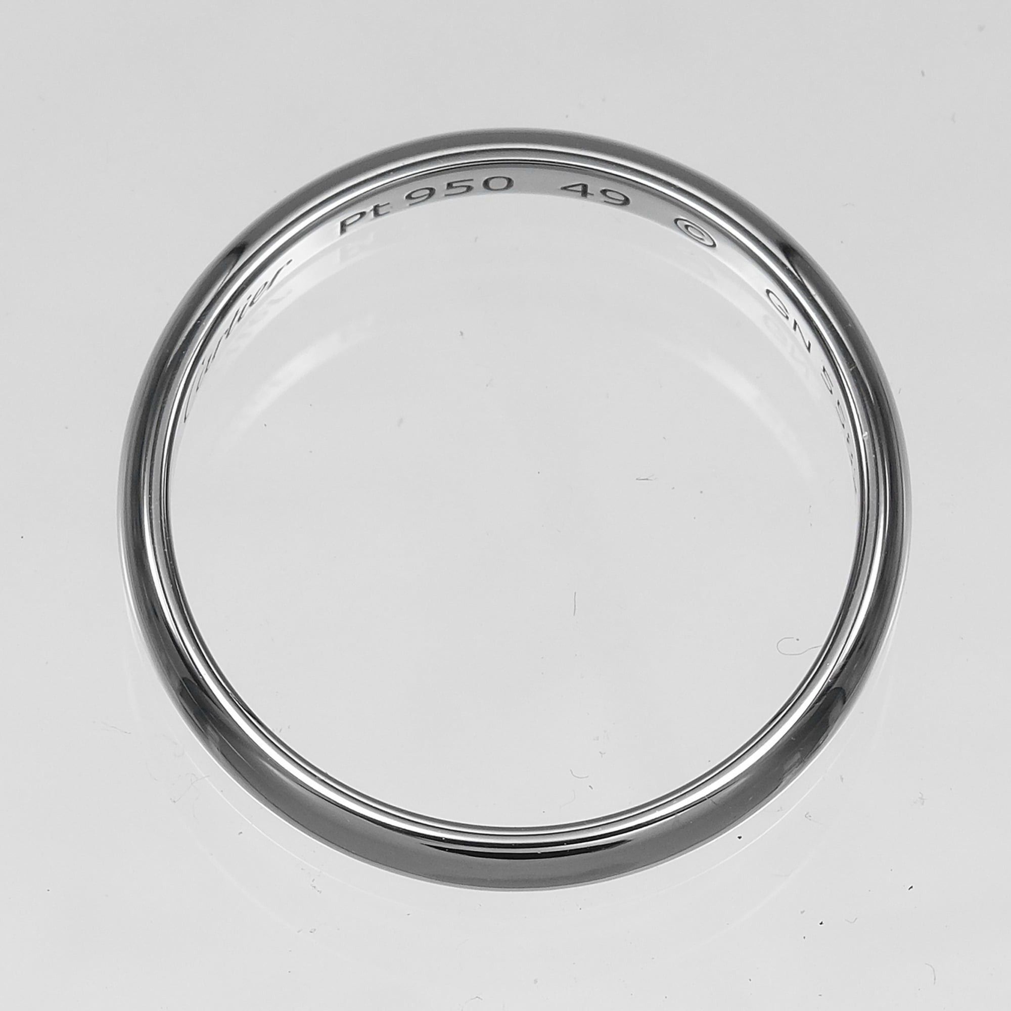 Cartier Cartier 1895 Wedding Ring, Size 8.5, 2.4mm, Pt950 Platinum, Approx. 2.56g. Size ONE SIZE - 9 Thumbnail