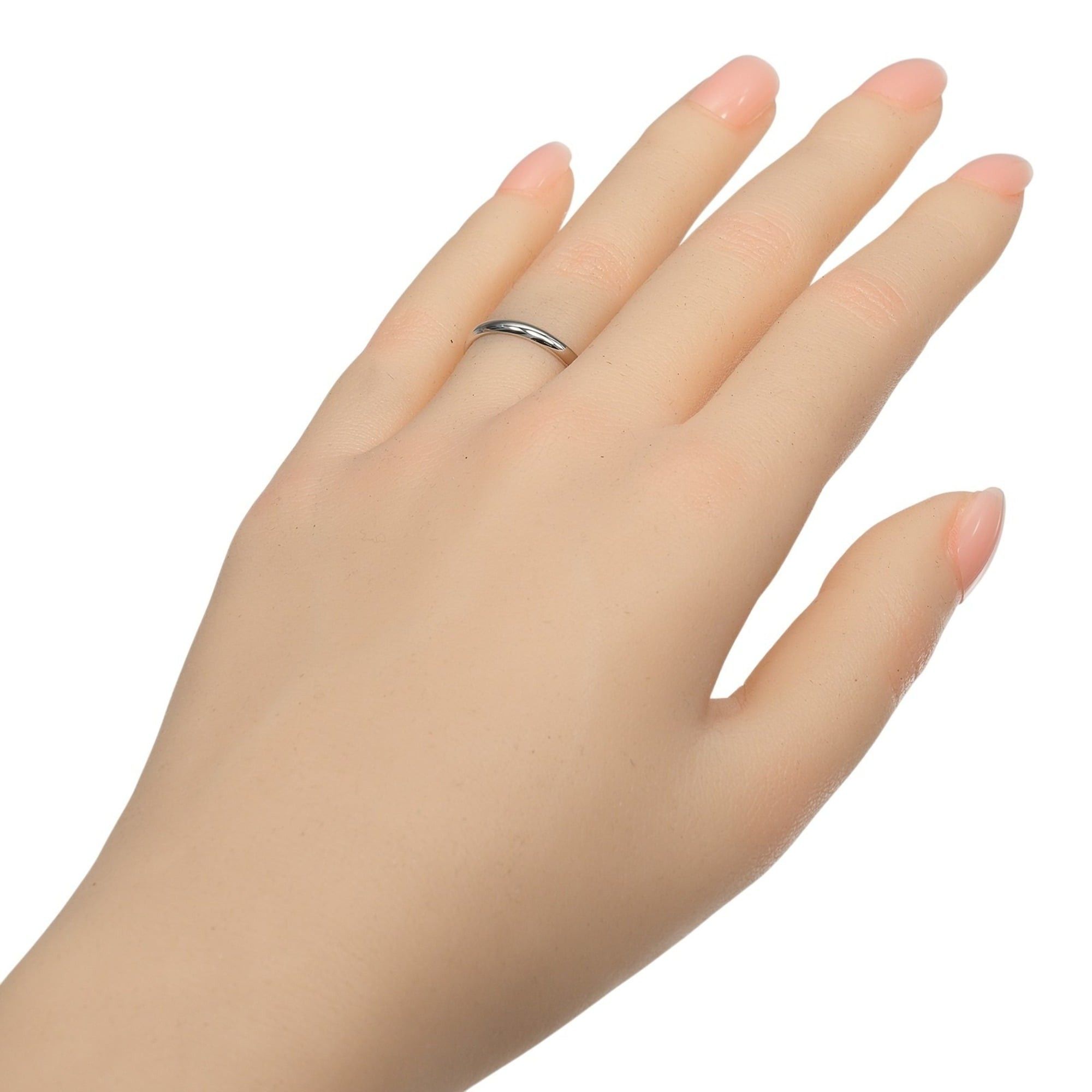 Cartier Cartier 1895 Wedding Ring, Size 8.5, 2.4mm, Pt950 Platinum, Approx. 2.56g. Size ONE SIZE - 2 Thumbnail