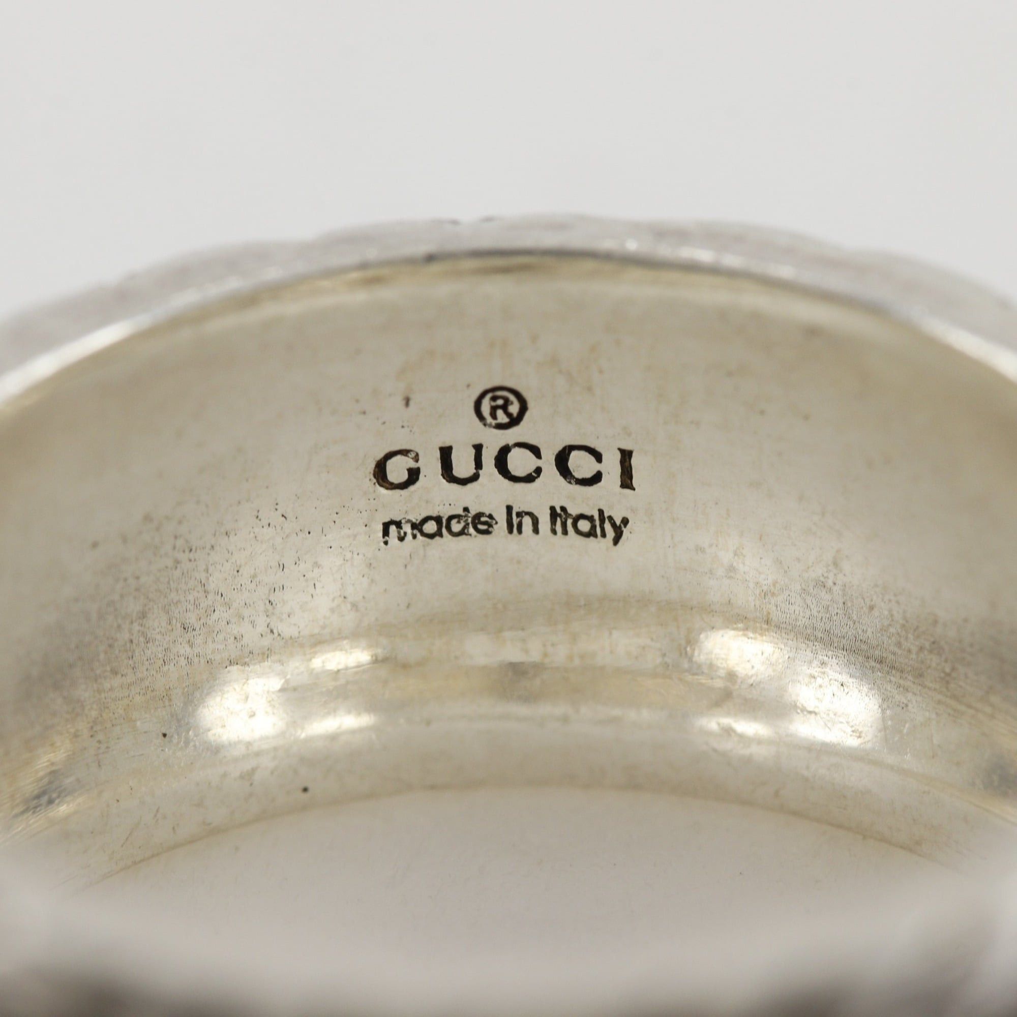 Gucci Gucci Tiger Head Ring, Size 19, Sterling Silver 925, Approx. 11.2g, Men's Size ONE SIZE - 6 Thumbnail