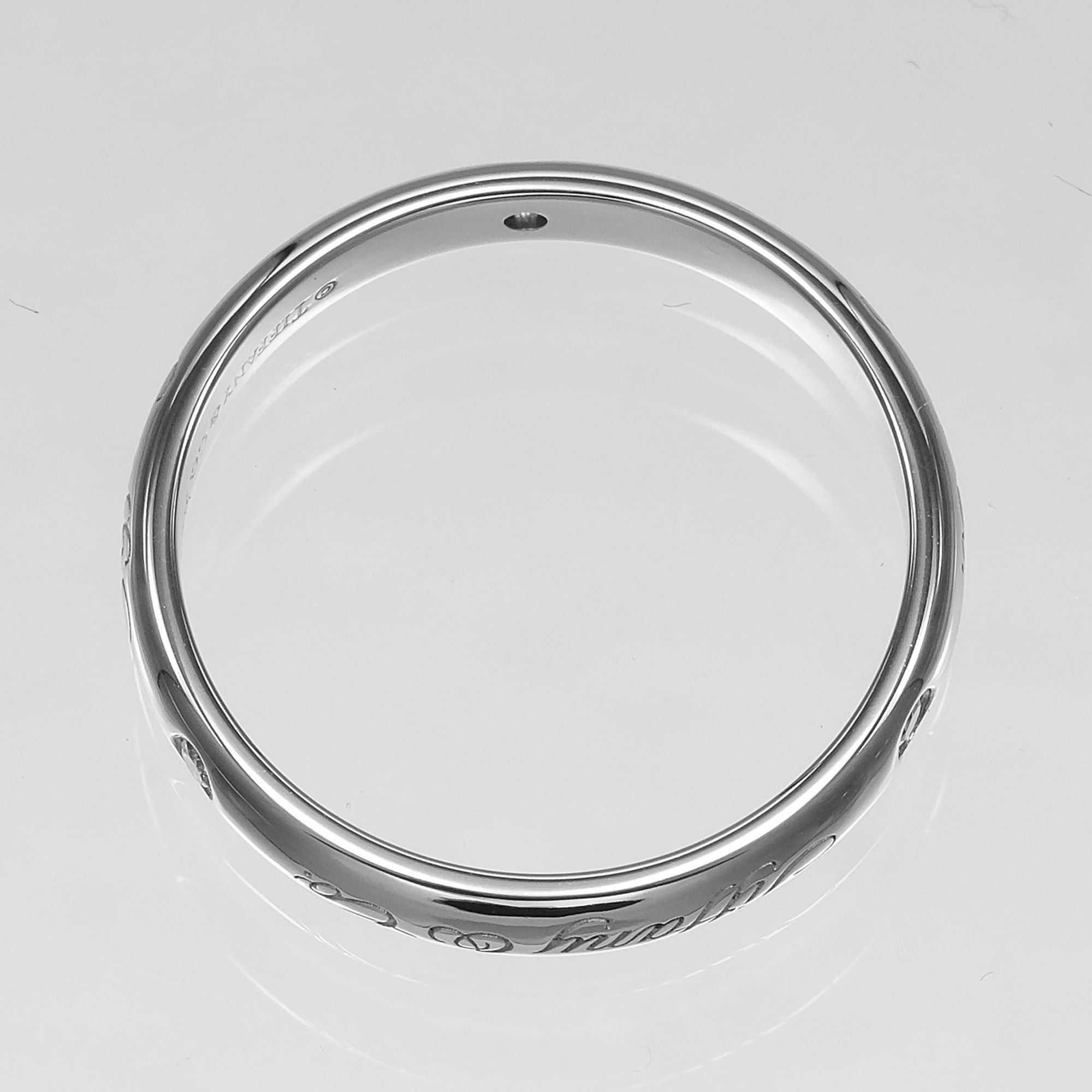 Tiffany & Co. Tiffany & Co. Notes Lucida Ring, Size 12, Platinum 950, 3 Diamonds, Approx. 4.1g. Size ONE SIZE - 9 Thumbnail