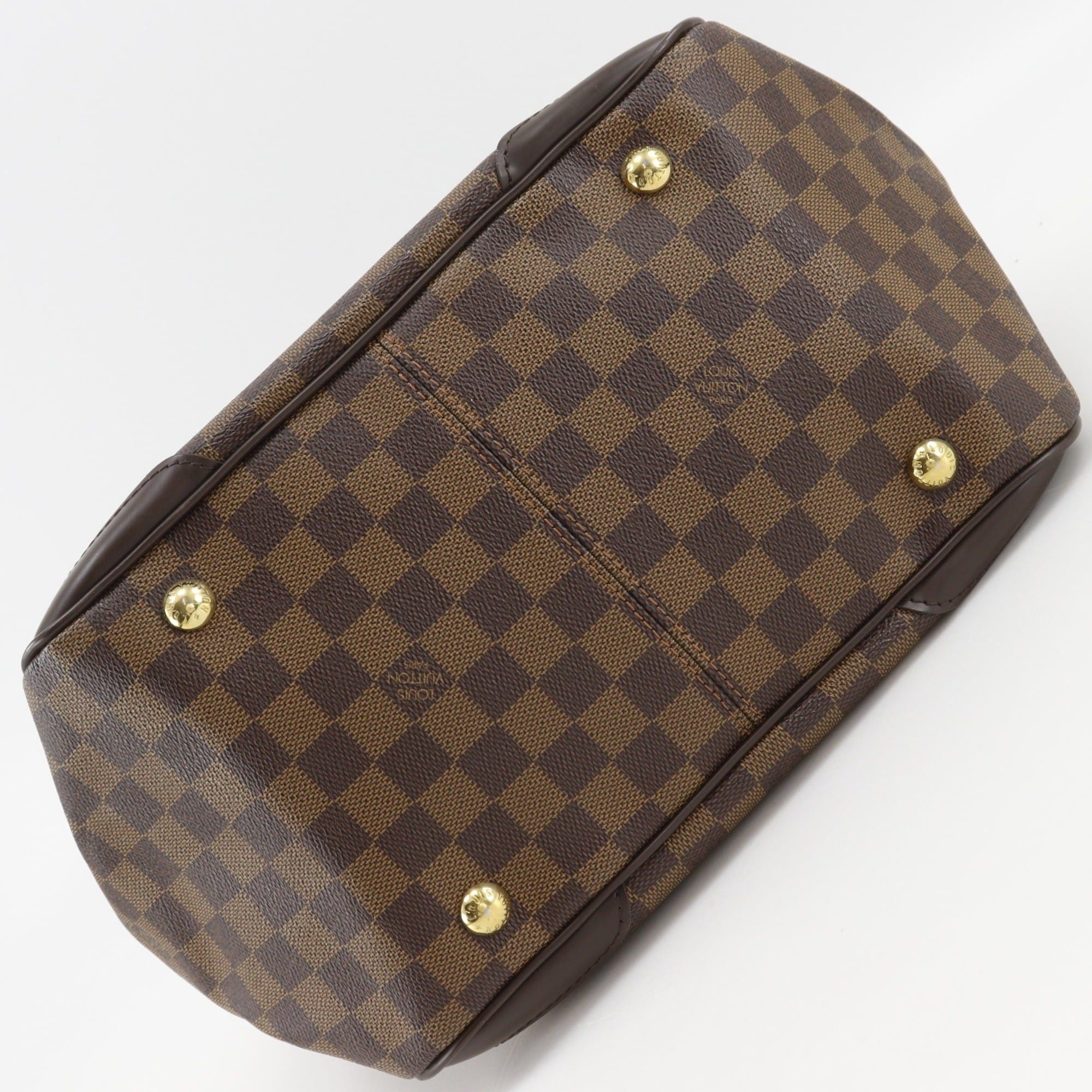 Louis Vuitton Louis Vuitton Verona MM Tote Bag N41118 Damier Canvas 2011 Brown VI1161 A4 Women's Size ONE SIZE - 9 Thumbnail